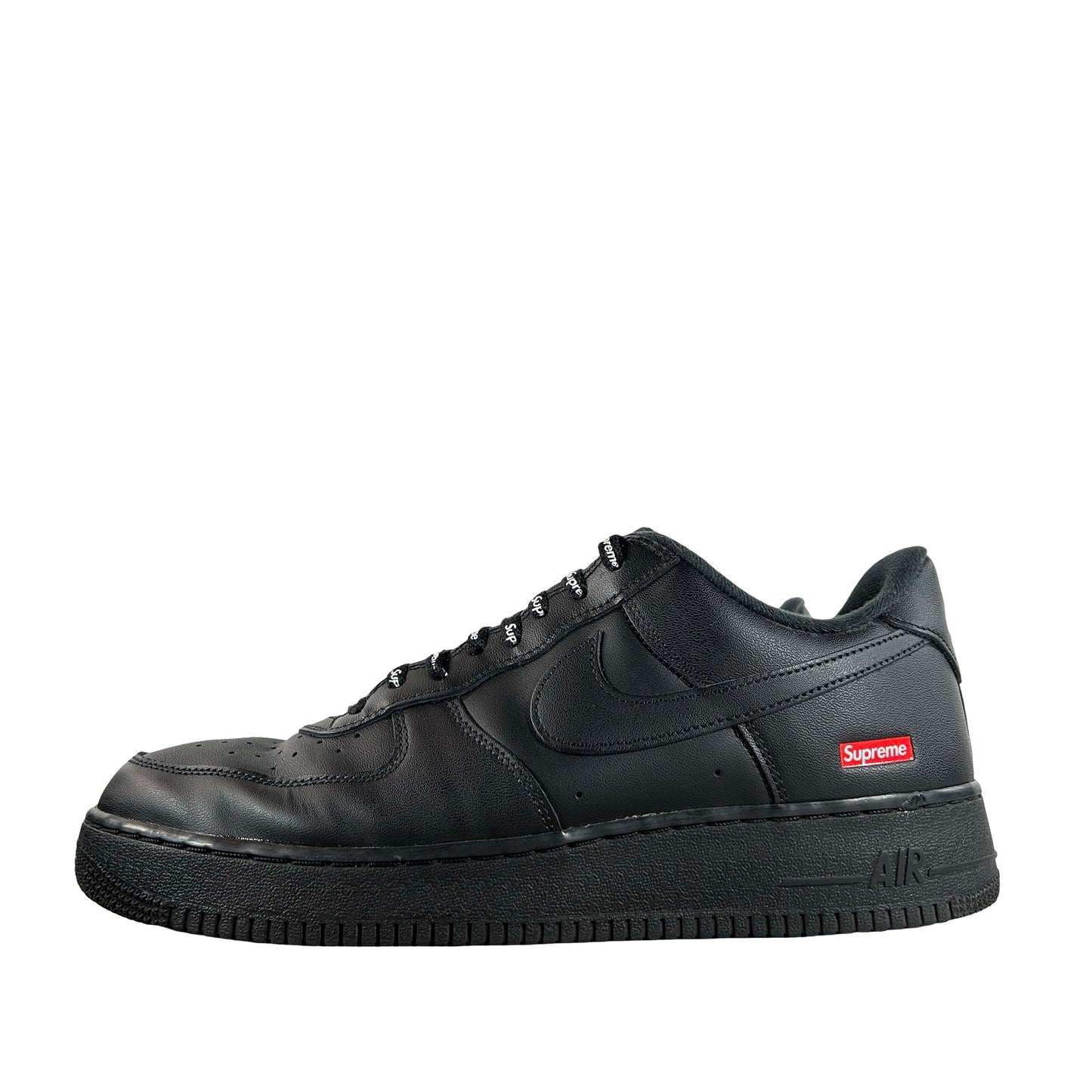 CU9225 001 Air Force 1 Low Supreme Black [USED] - 12 M (Used)