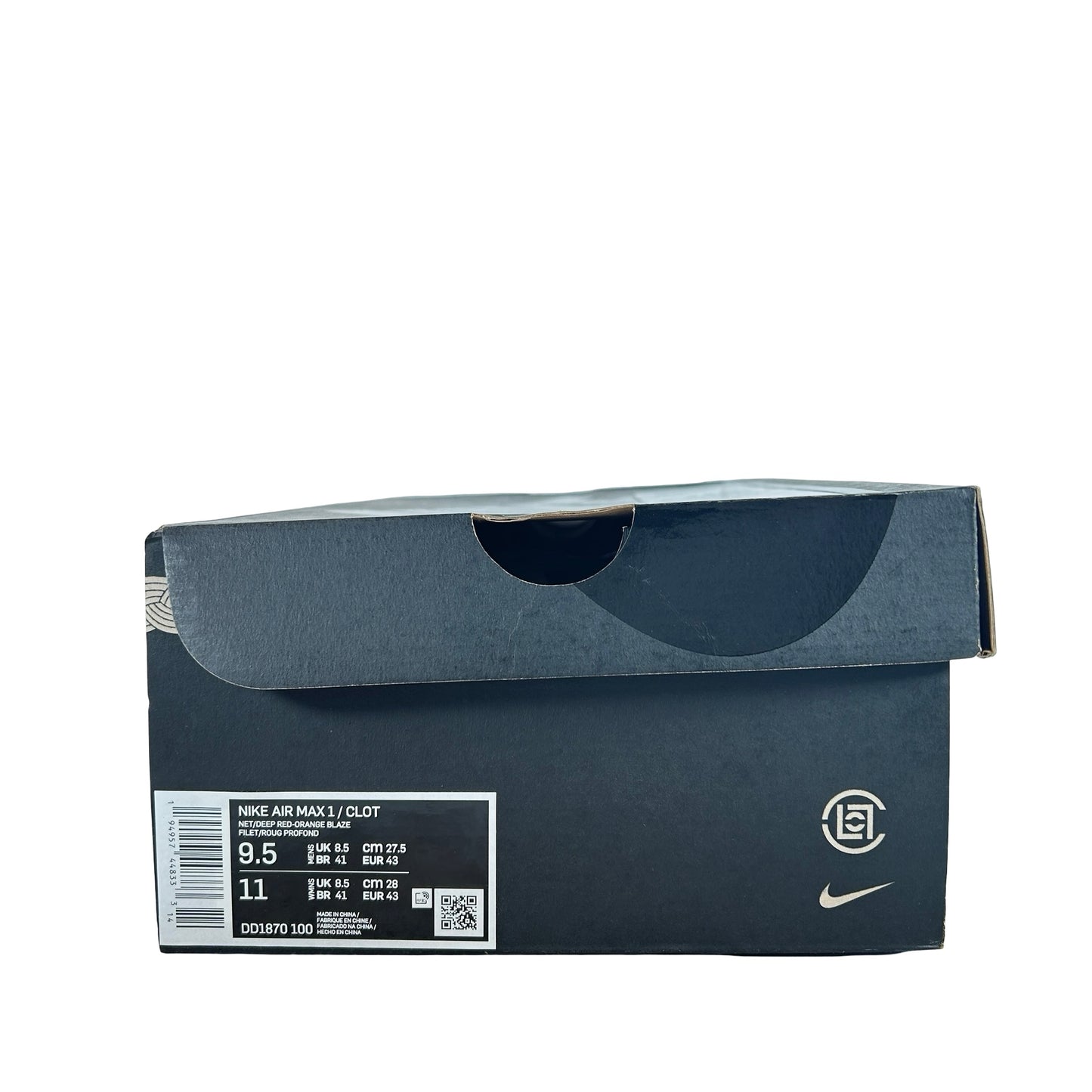 DD1870 100 Air Max 1 Clot [USED] - 9.5 M (Used)