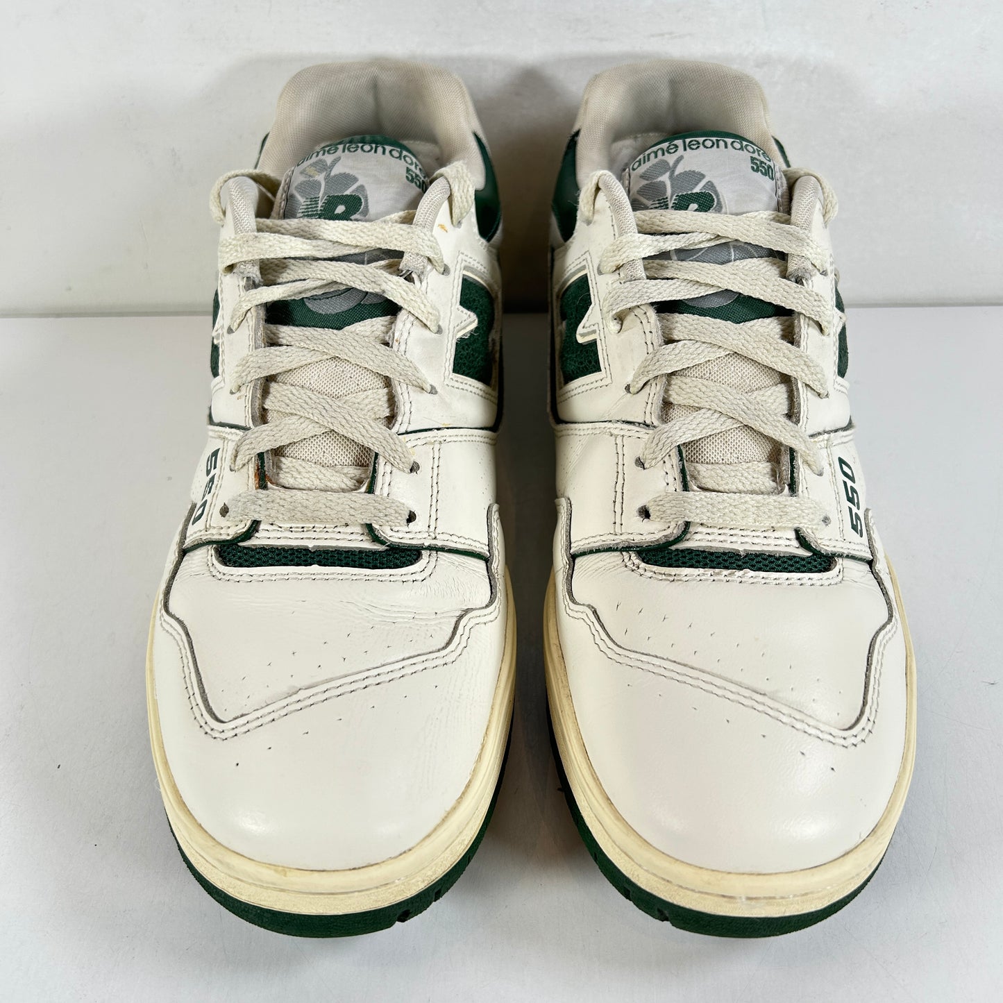 BB550ALD New Balance 550 Aime Leon Dore White Green [USED] - 9.5 M (Used)