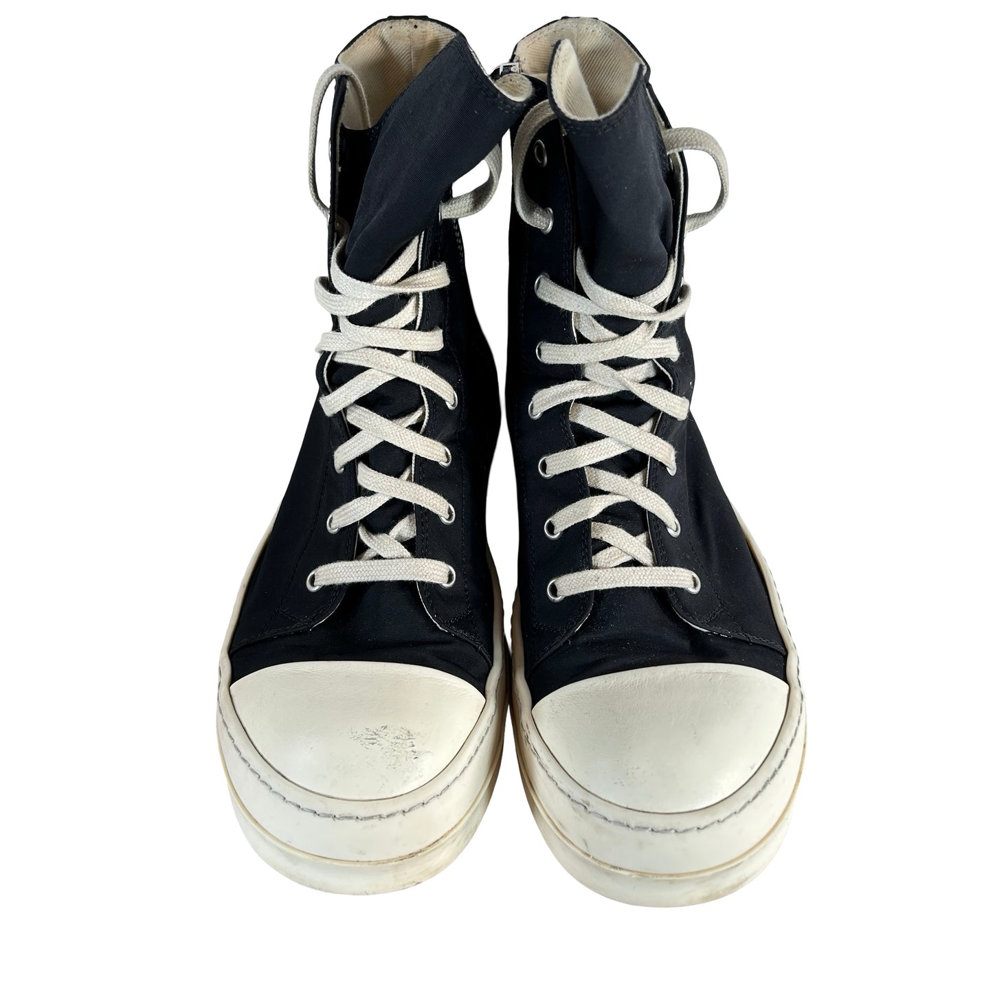 Rick Owens DRKSHDW High Black Nylon [USED] - 42 EU (US 9) (Used)