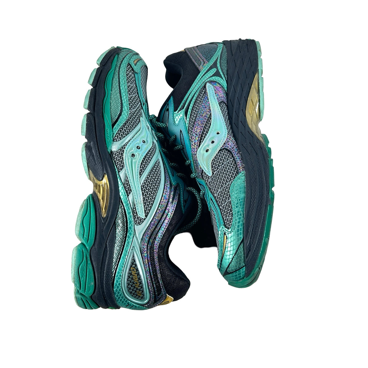 S70934 2 Saucony ProGrid Omni 9 Glowaconstrictor Green [USED] - 9 M (Used)