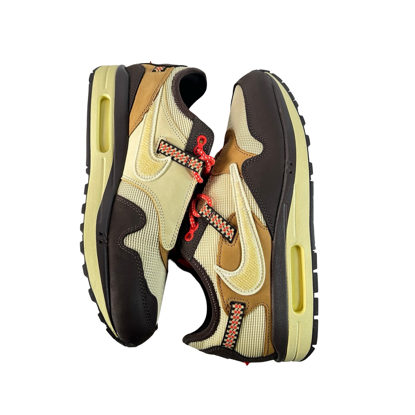 DO9392 200 Nike Air Max 1 Travis Scott Cactus Jack Baroque Brown [USED] - 9.5 M (VNDS2)