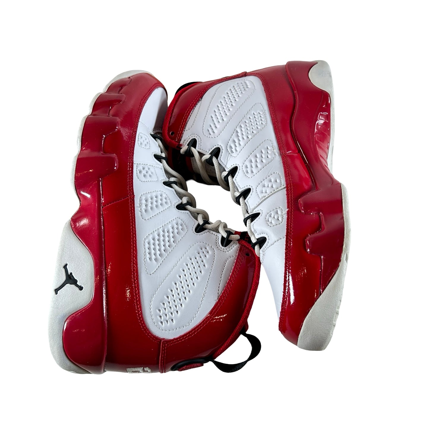302370 160 Jordan 9 Retro White Gym Red [USED] - 8 M (Used)
