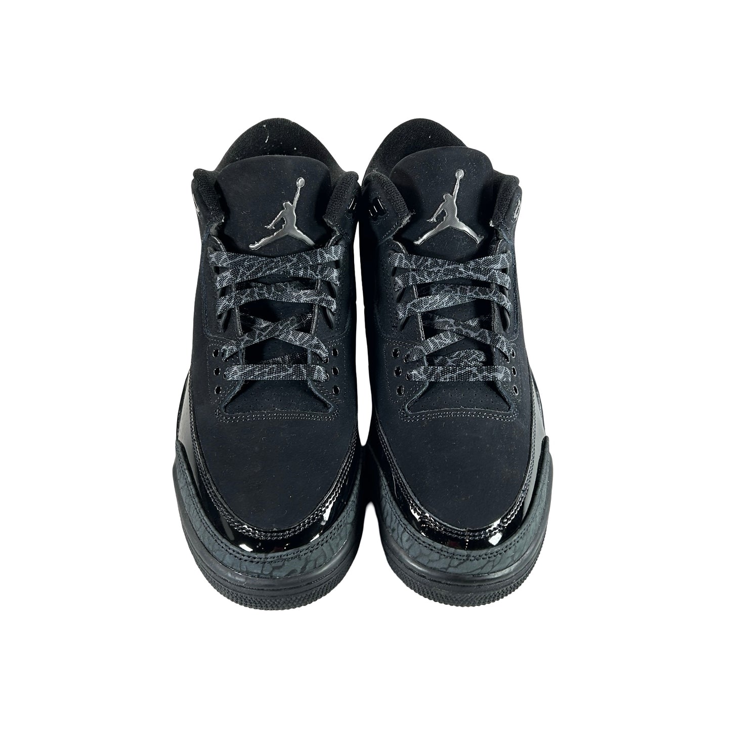 CT8532 001 Jordan 3 Retro Black Cat (2025) [USED] - 8.5 M (Used13) (Missing Insoles)