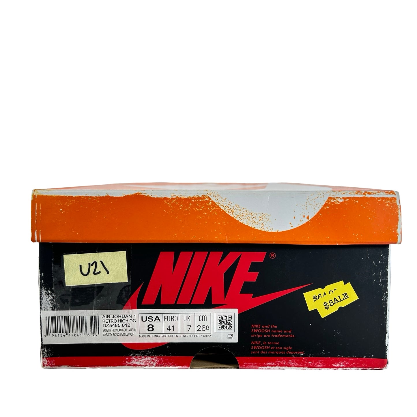 DZ5485 612 Jordan 1 Retro High OG Chicago Lost And Found [USED] - 8 M (Used21)