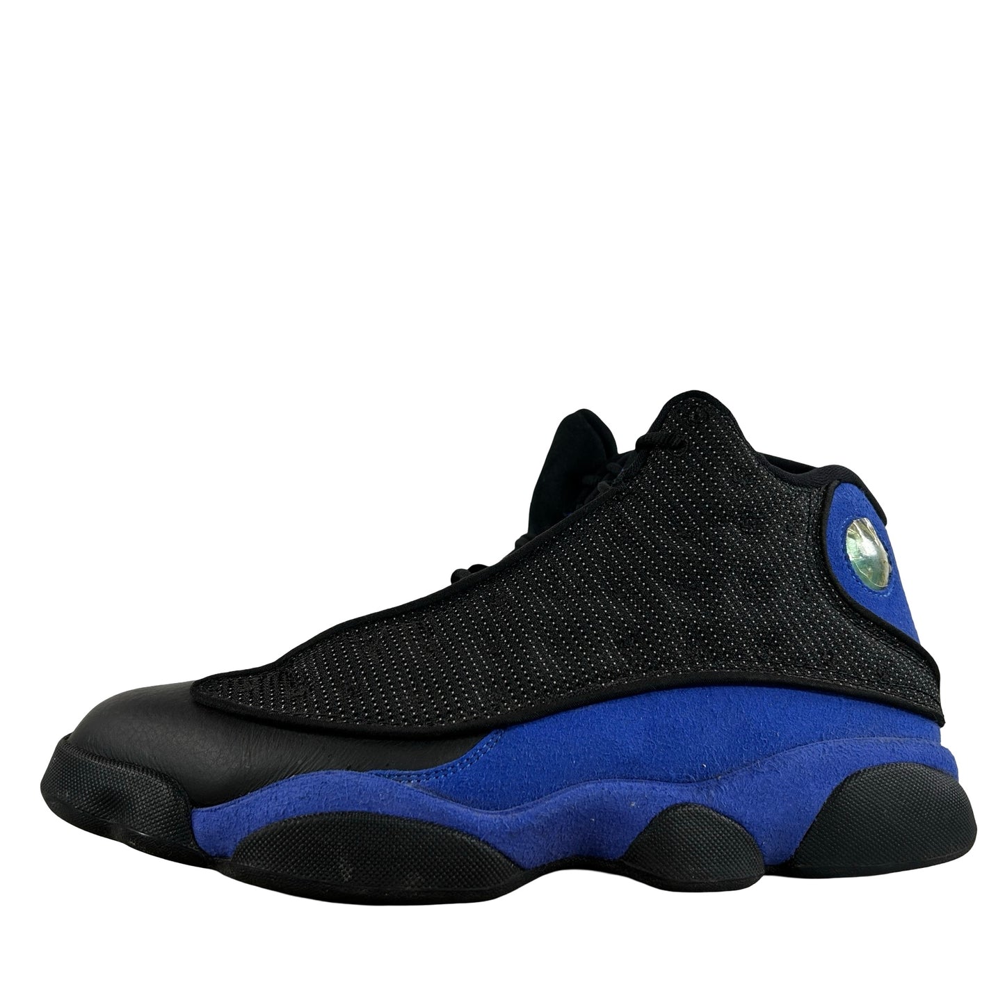 414571 040 Jordan 13 Retro Black Hyper Royal [USED] - 8.5 M (Used) (No Box)