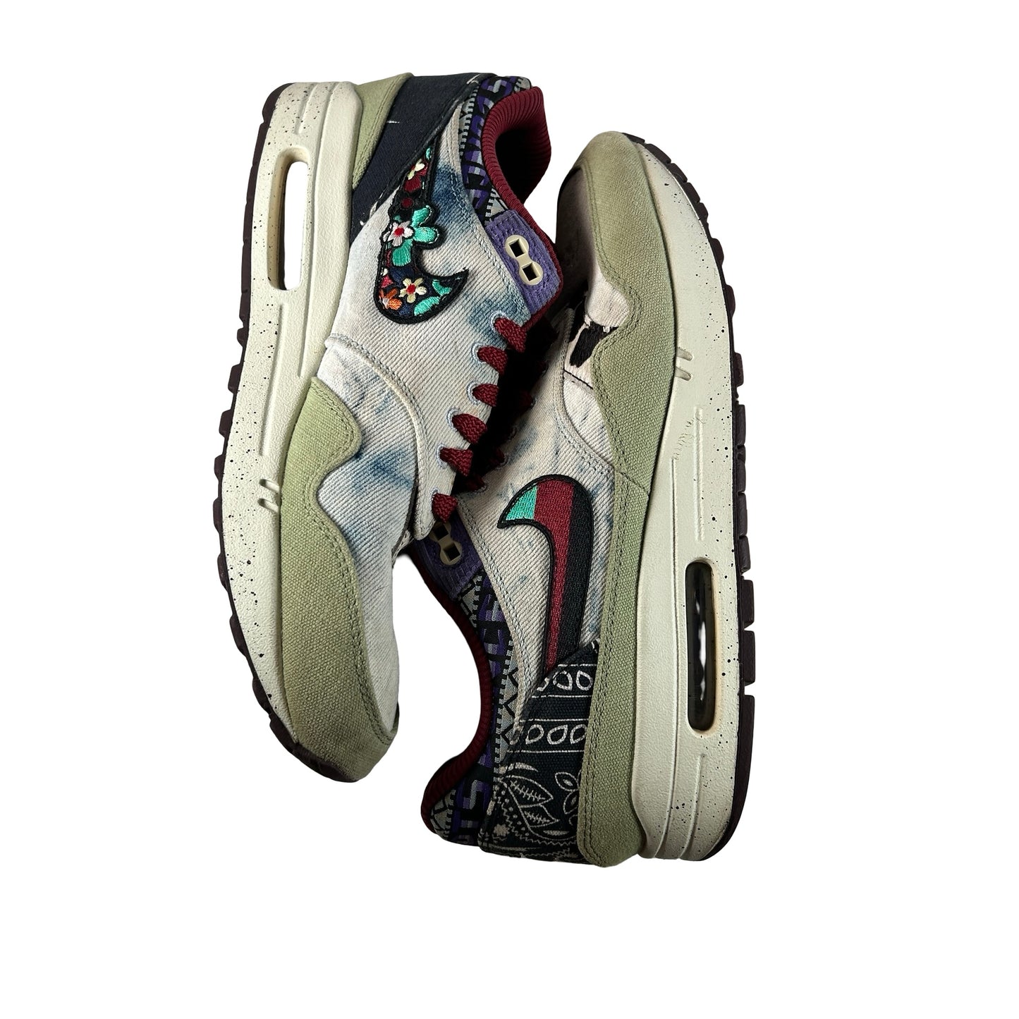 DN1803 300 Nike Air Max 1 Concepts Denim Olive Canvas [USED] - 9.5 M (Used3)
