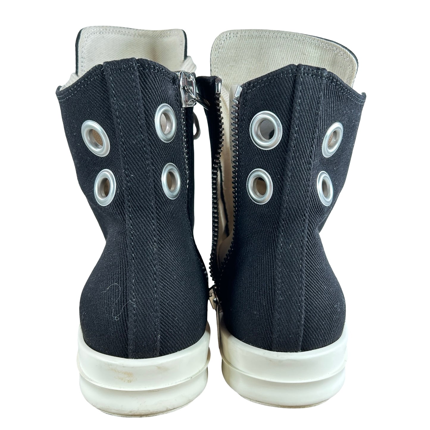 DU01C6800 DQES1 911 Rick Owens DRKSHDW High Top Black Milk [USED] - EU 35 (Used)