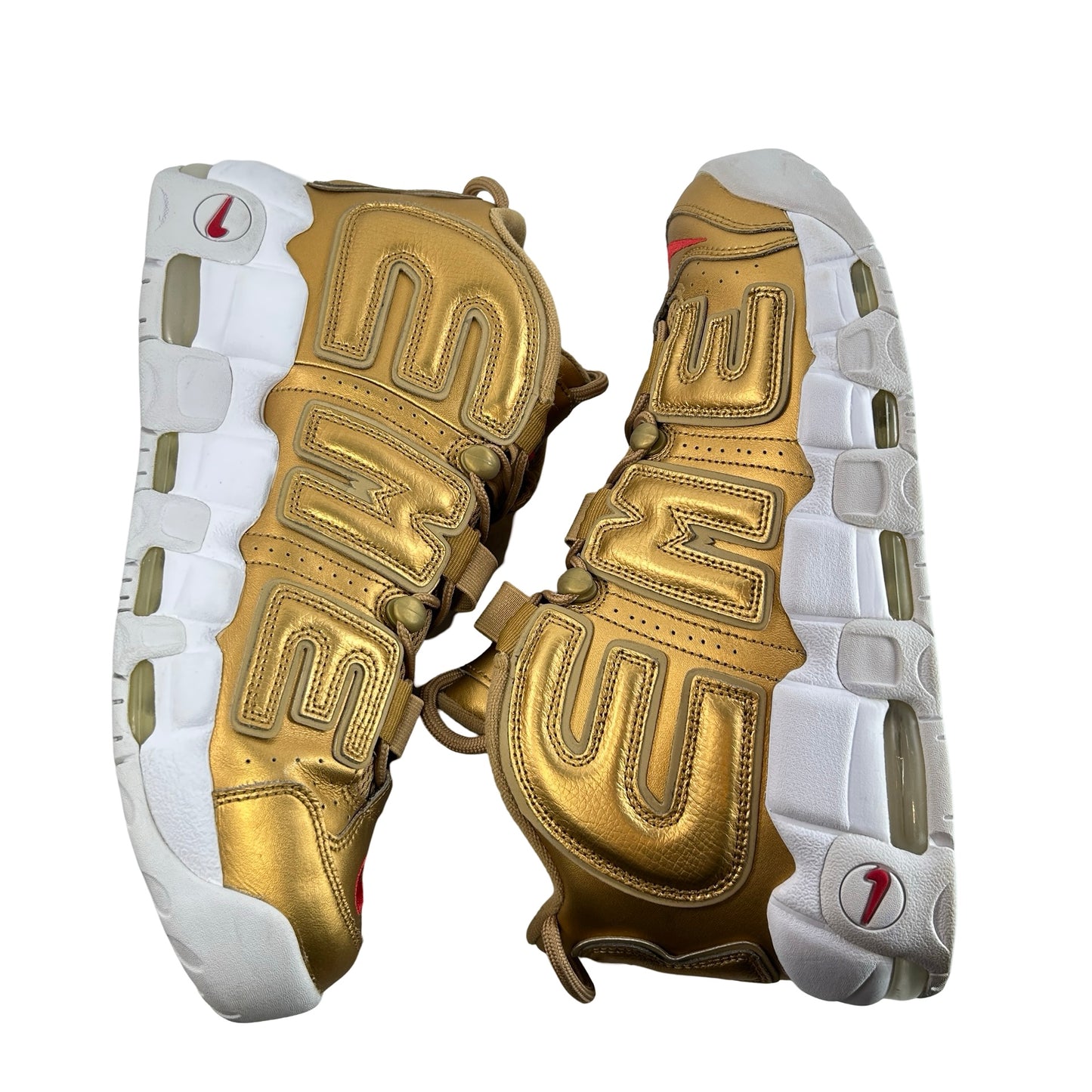 902290 700 Nike Air More Uptempo Supreme Suptempo Gold [USED] - 11 M (Used)