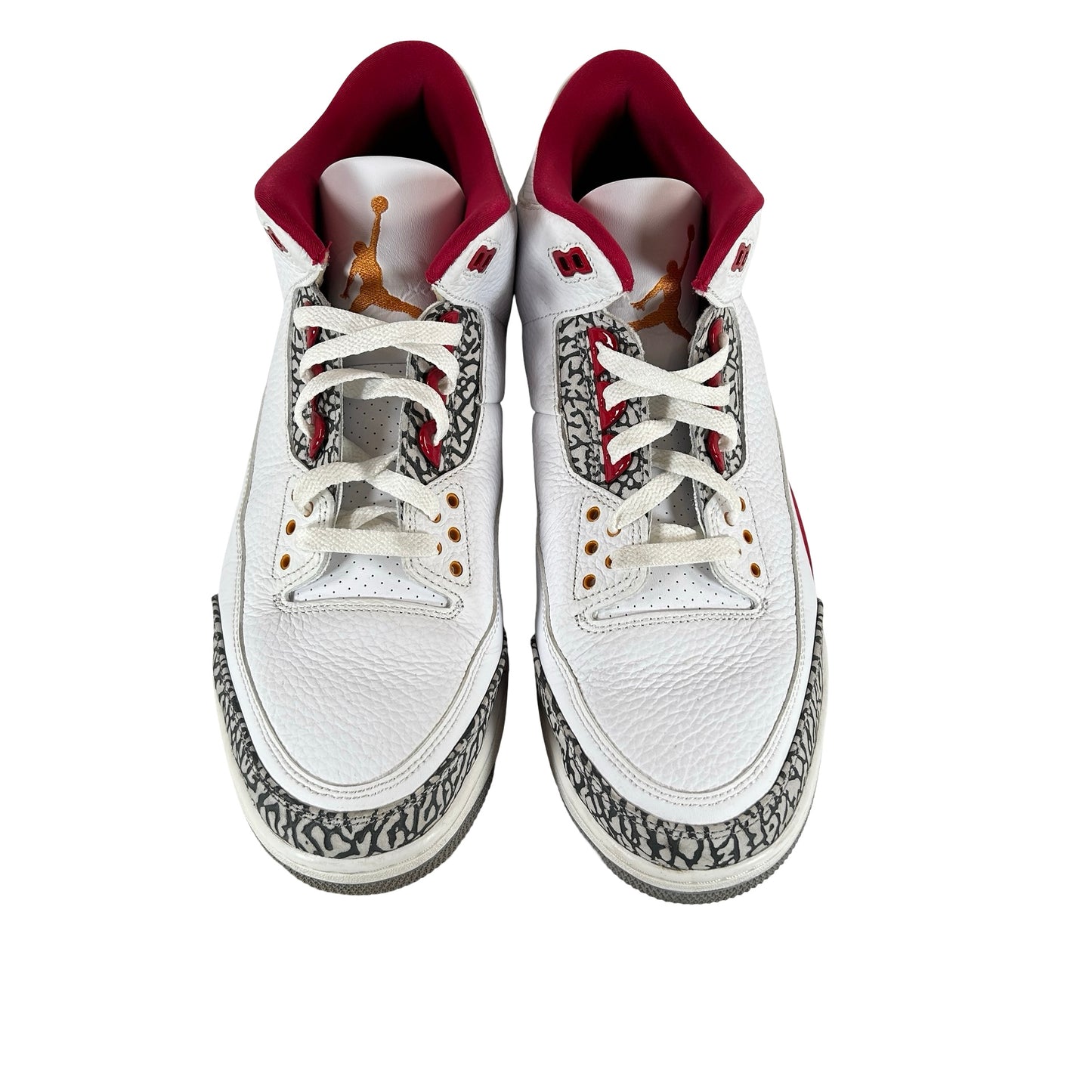CT8532 126 Jordan 3 Retro Cardinal Red [USED] - 13 M (Used2) (No Box2)