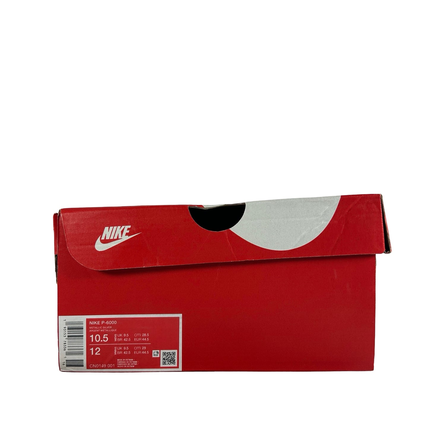 CN0149 001 Nike P-6000 Metallic Silver [USED] - 10.5 M (Used)