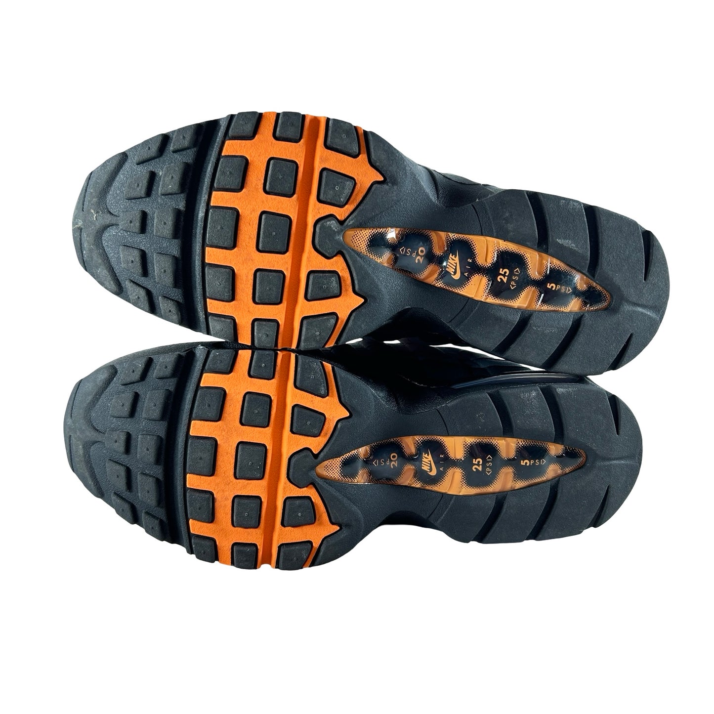 HM4740 005 Nike Air Max 95 OG Big Bubble Bright Mandarin (2025) [USED] - 11 M (Used) (No Box)