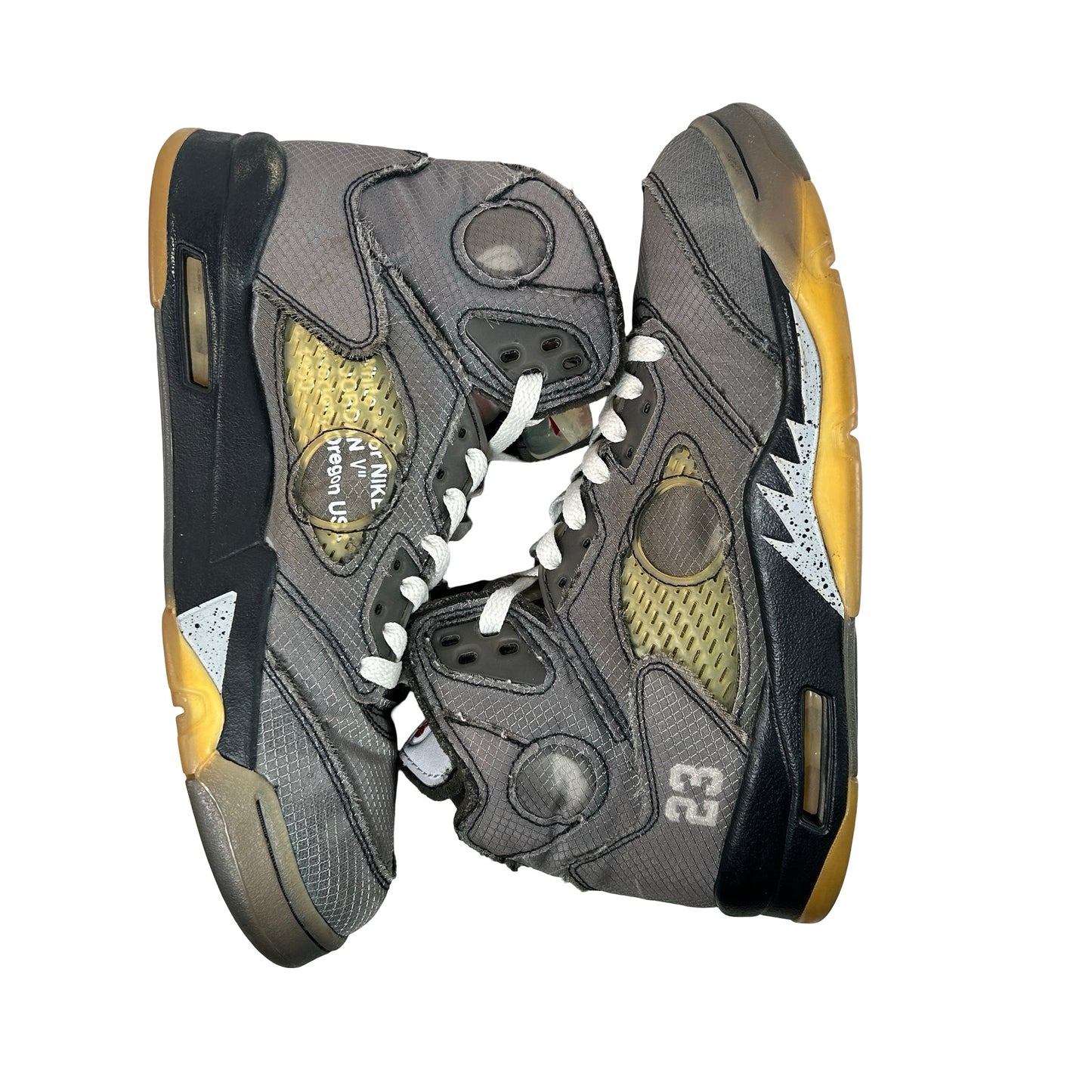 CT8480 001 Jordan 5 Off-White Black [USED] - 8 M (Used7)
