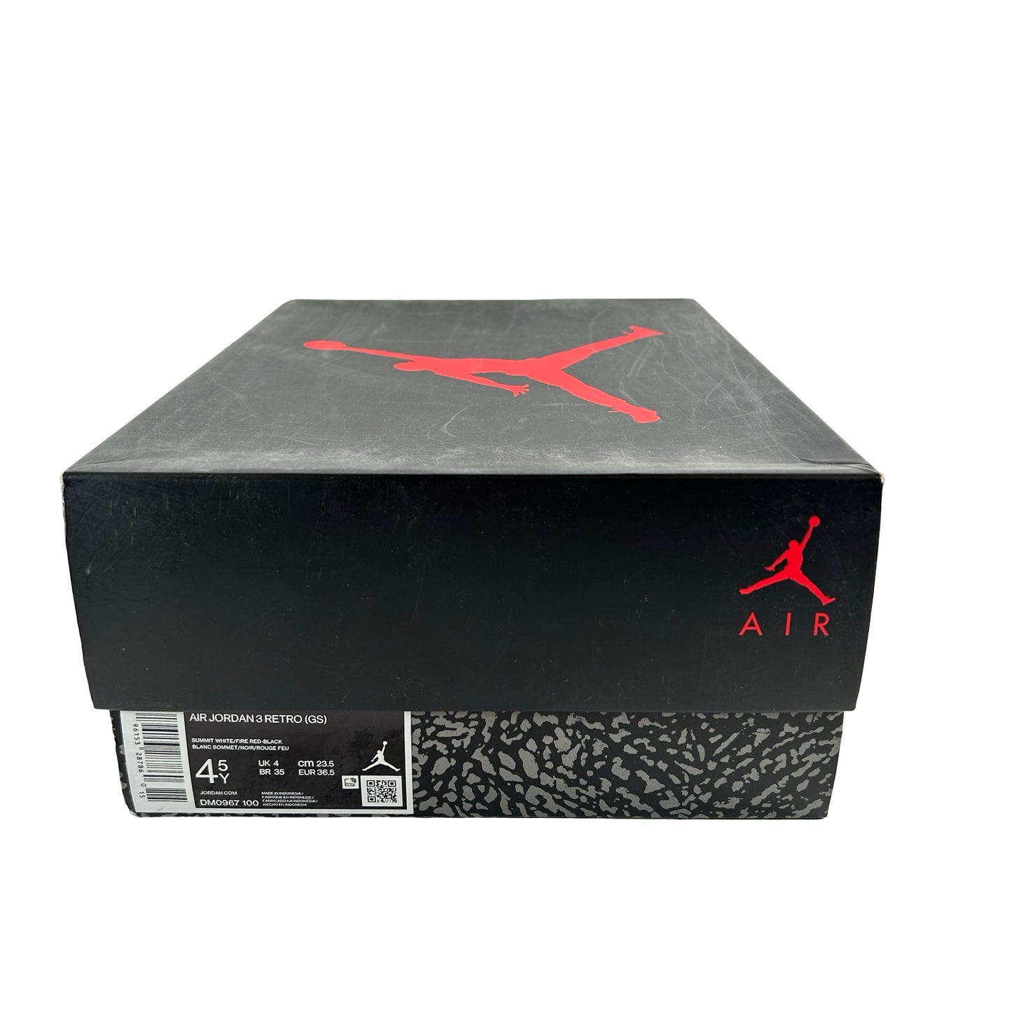DM0967 100 Jordan 3 Retro White Cement Reimagined (GS) [USED] - 4.5 Y (Used)