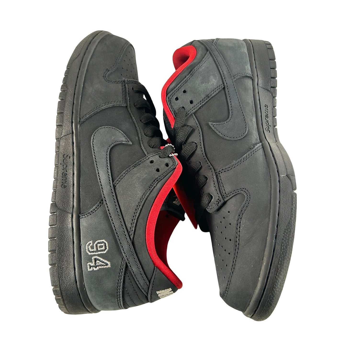 HQ8487 001 Nike SB Dunk Low Supreme 94 Black [USED] - 10.5 M (Used)