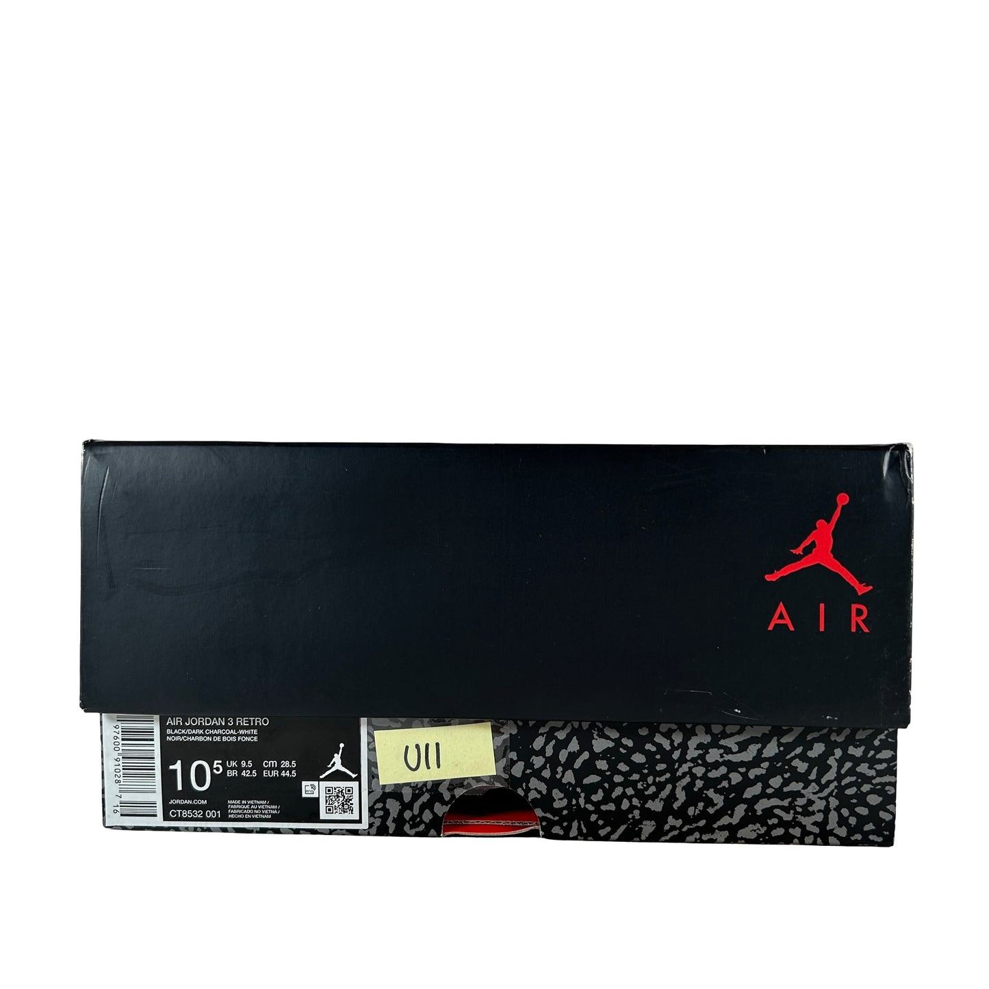 CT8532 001 Jordan 3 Retro Black Cat (2025) [USED] - 10.5 M (Used11)