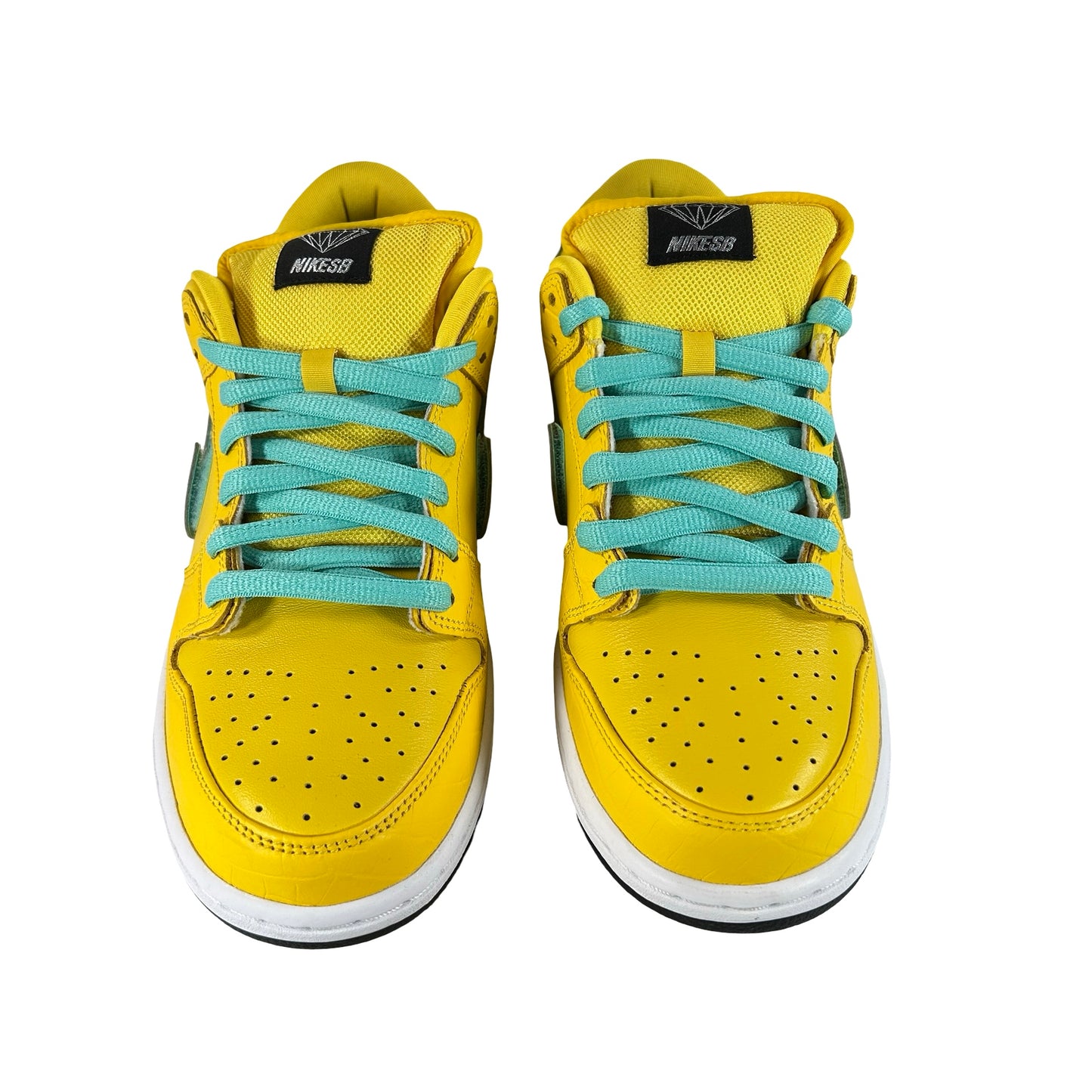 BV1310 700  Nike SB Dunk Low Diamond Supply Co Canary Diamond F&F [USED] - 9 M (VNDS)