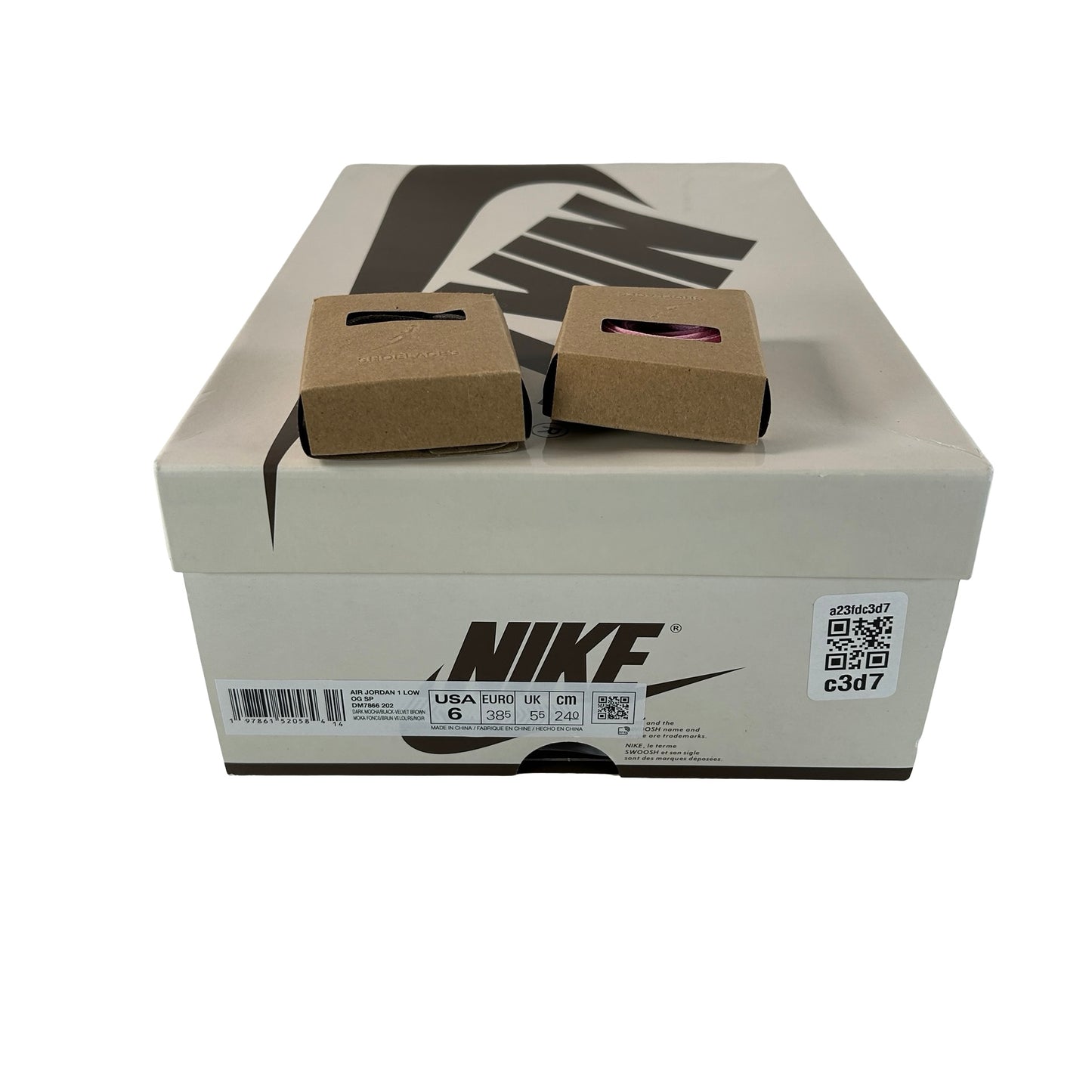 DM7866 202 Jordan 1 Retro Low OG SP Travis Scott Velvet Brown [USED] - 6 (VNDS)