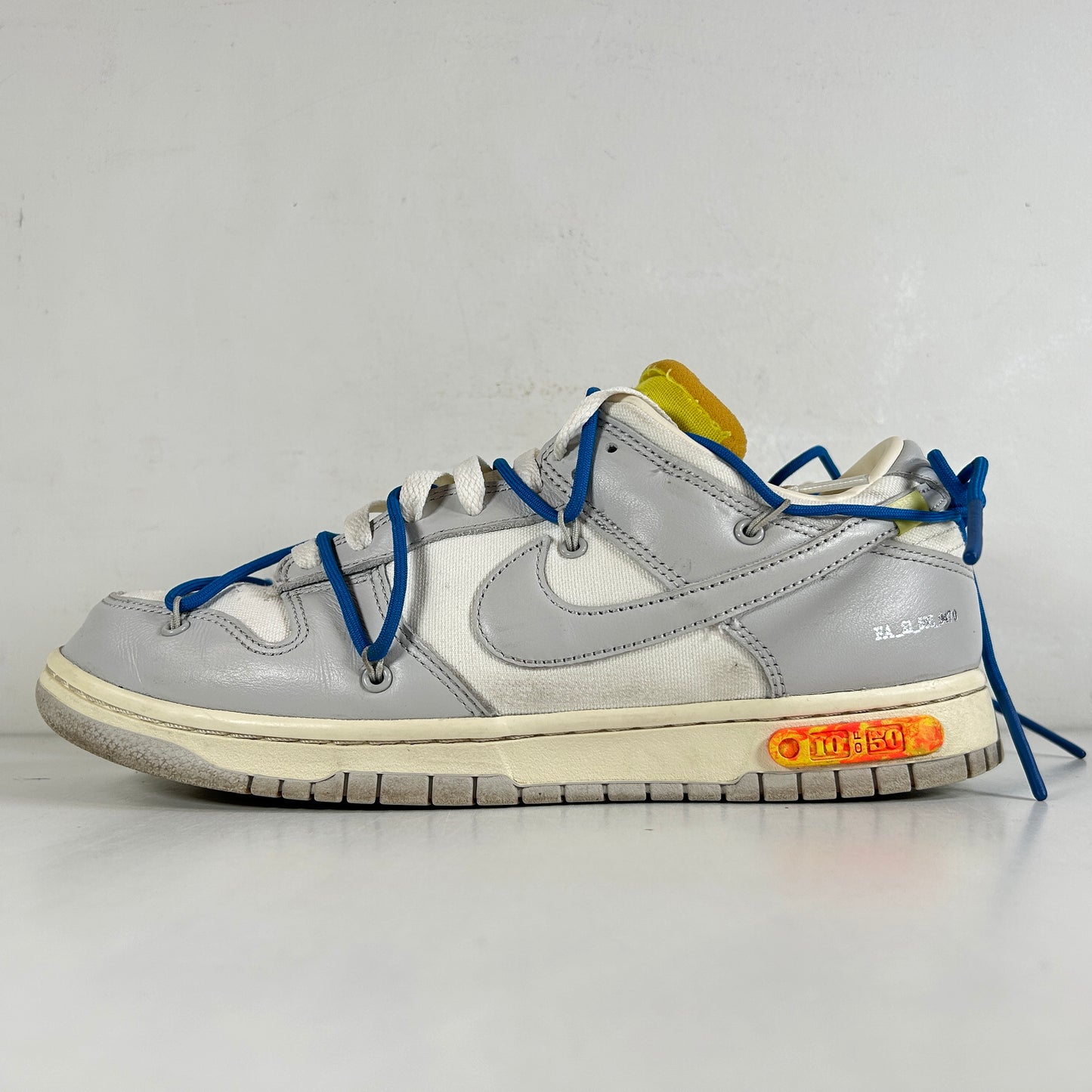 DM1602 112 Nike Dunk Low Off-White Lot 10 [USED] - 10 M (Used)