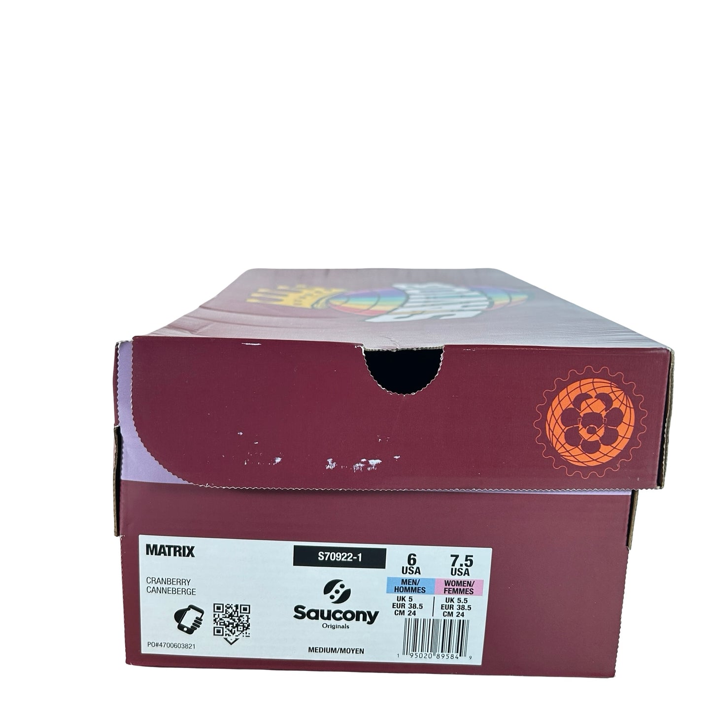 S70922 1 Saucony Matrix Jae Tips No Shoes In The House Burgundy [USED] - 6 M (Used)