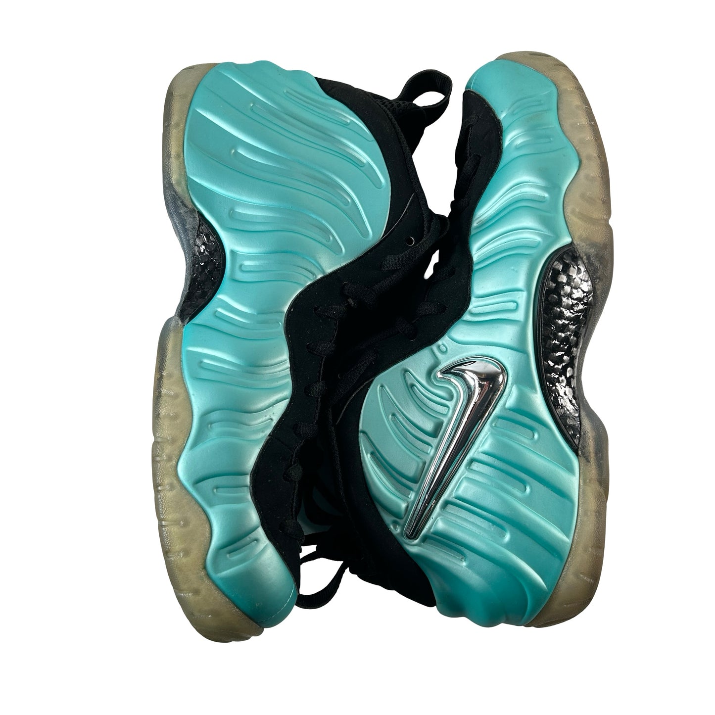 624041 303 Air Nike Foamposite Pro Island Green [USED] - 10.5 M (Used)