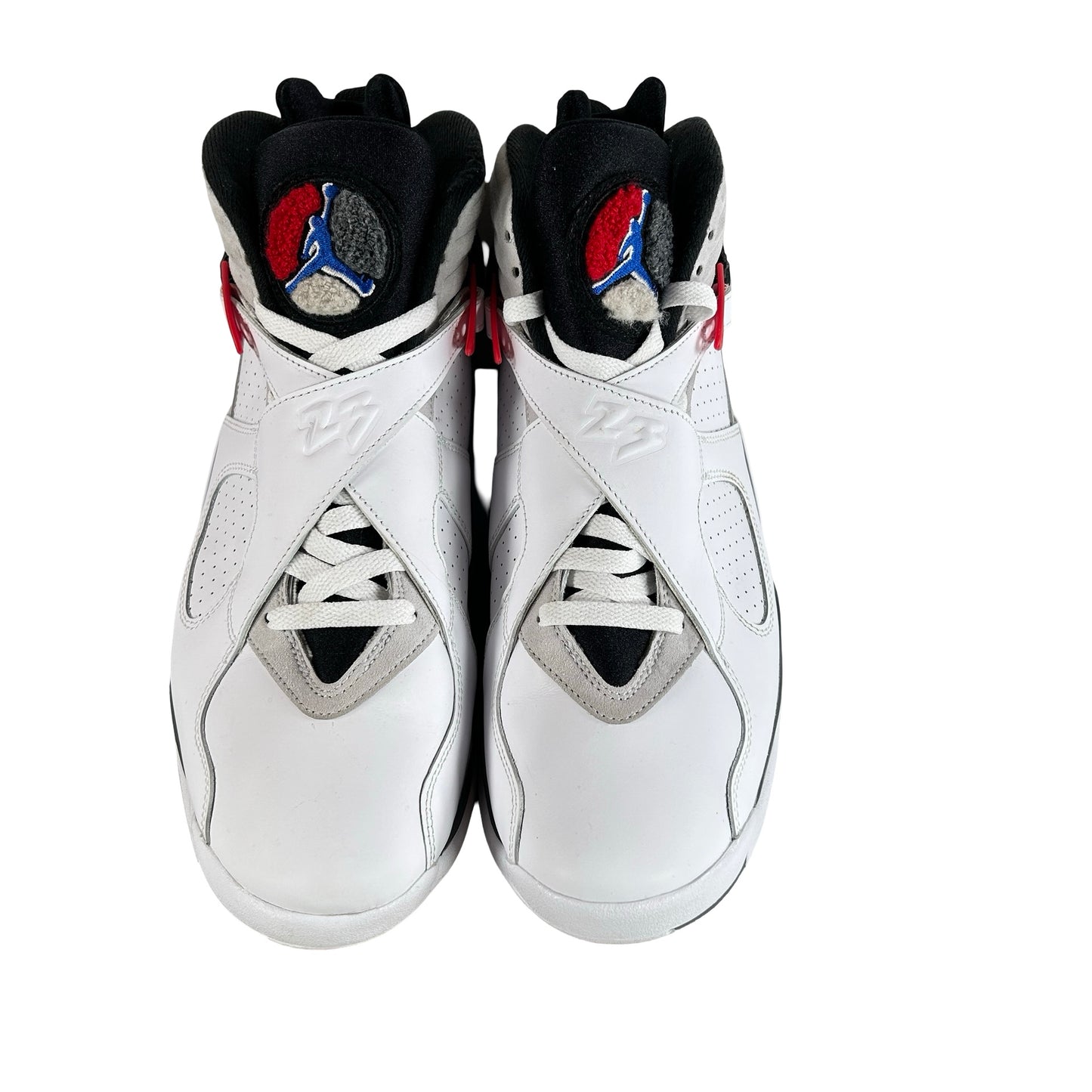 305381 100 Jordan 8 Retro White True Red (2025) [USED] - 10.5 M (Used3)