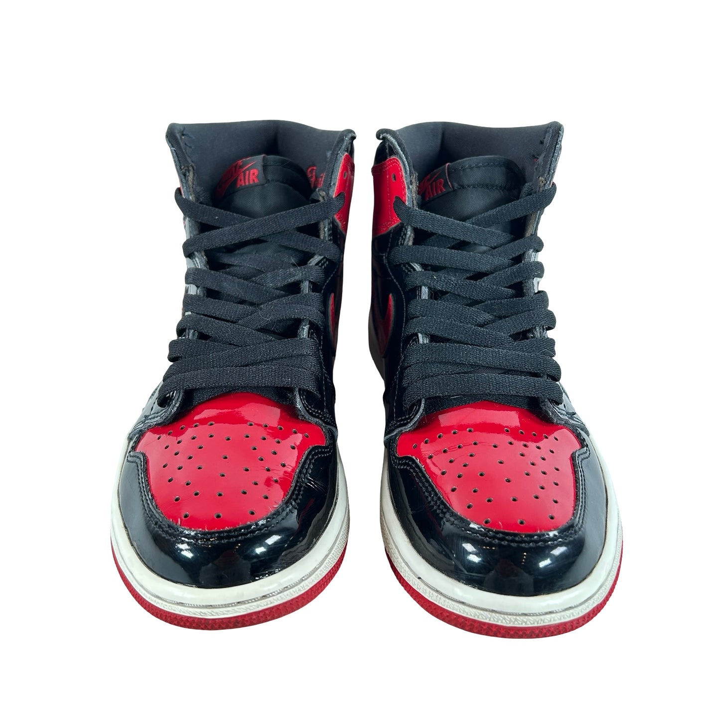 555088 063 Jordan 1 Retro High OG Patent Bred [USED] - 7.5 M (Used)