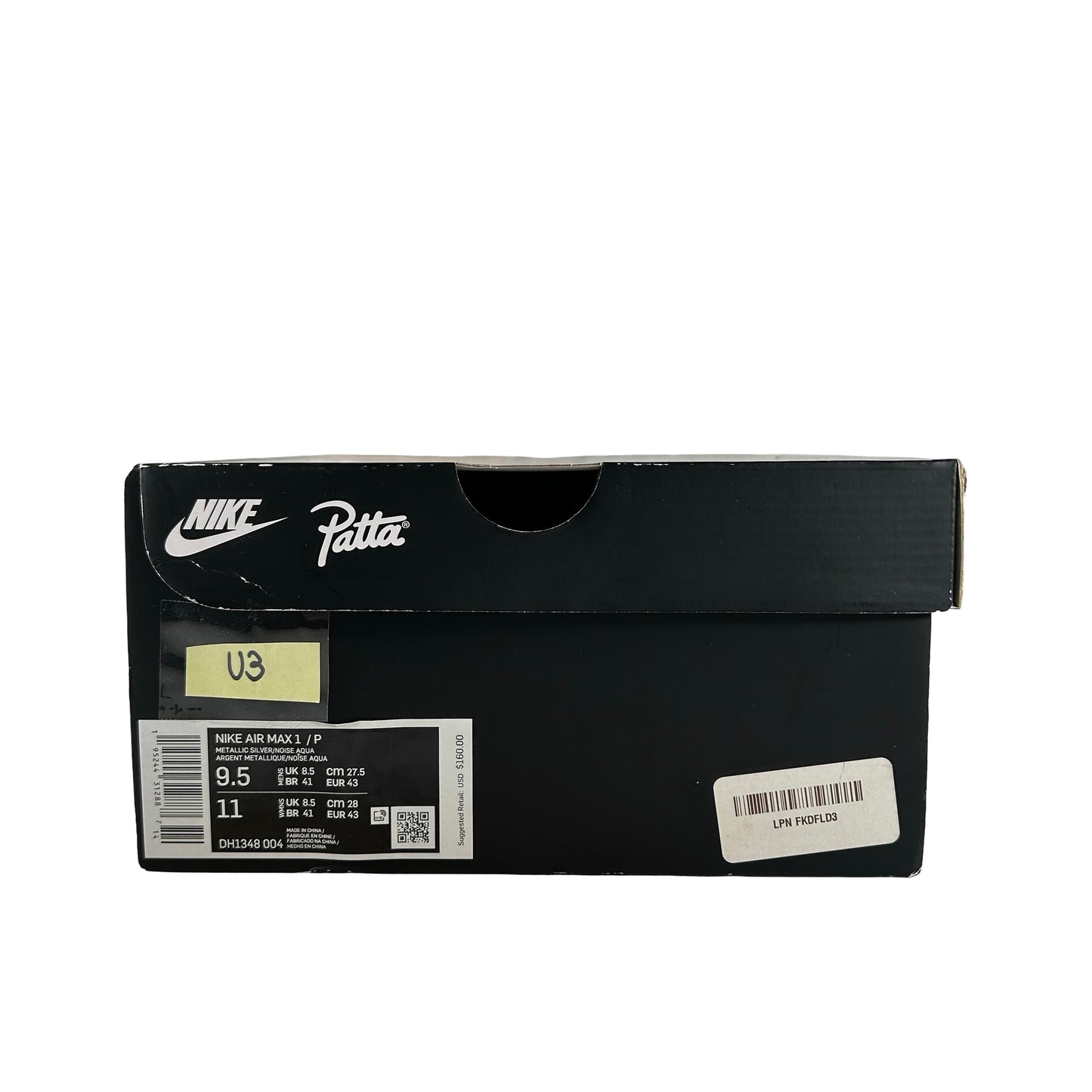 DH1348 004 Nike Air Max 1 Patta Waves Noise Aqua [USED] - 9.5 M (Used3)