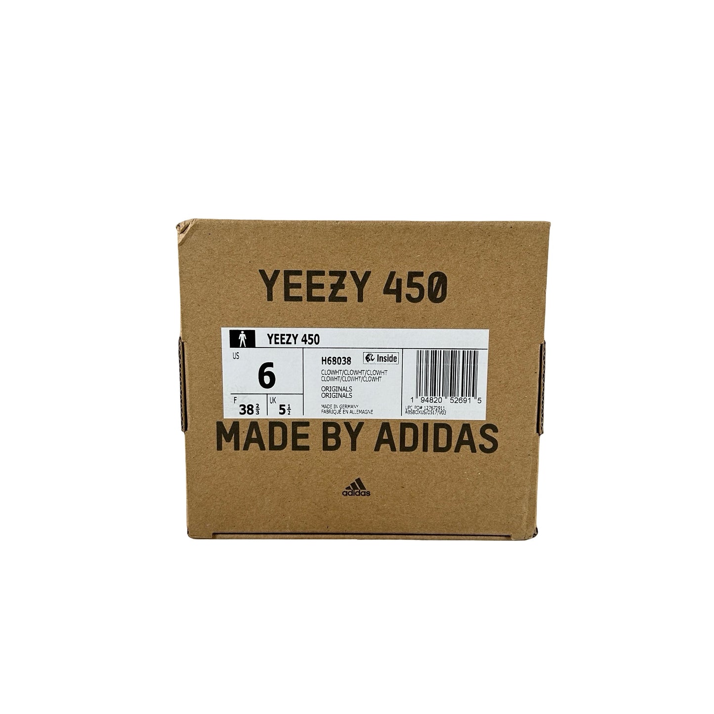 H68038 adidas Yeezy 450 Cloud White [USED] - 6 M (Used)