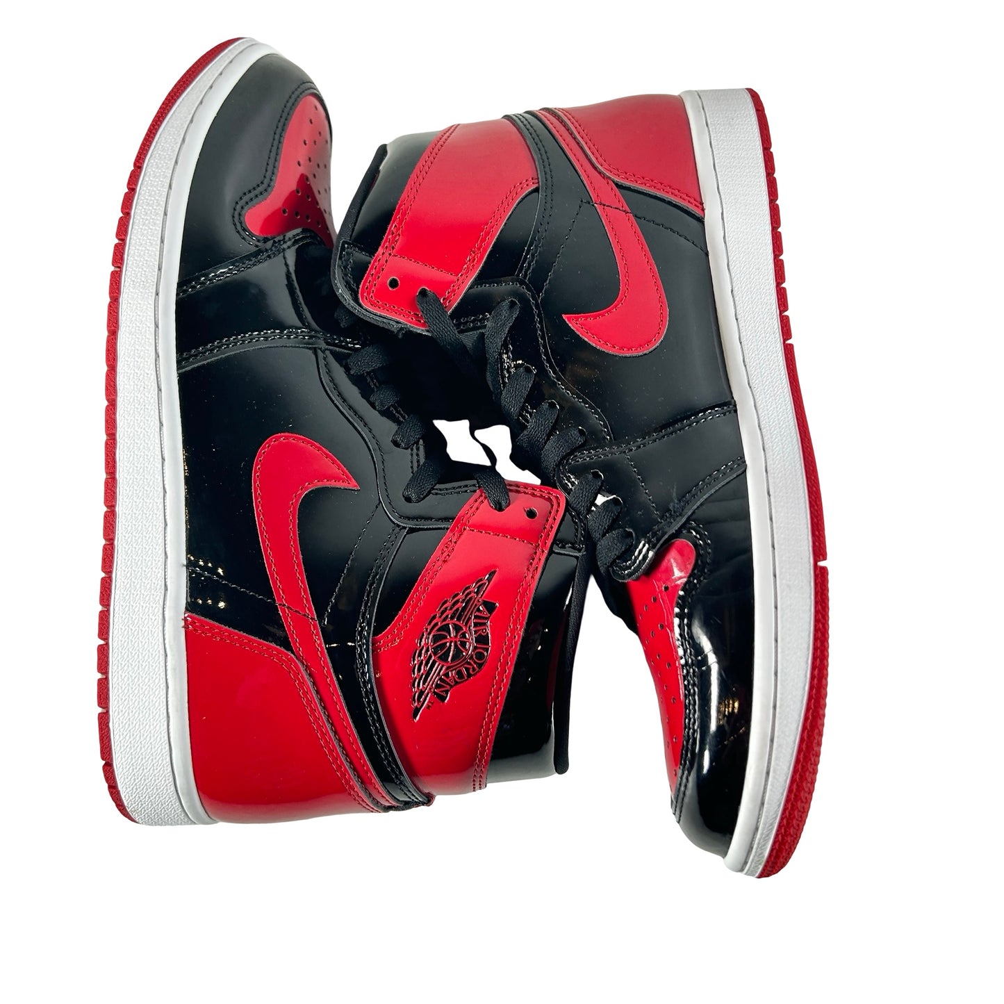 555088 063 Jordan 1 Retro High OG Patent Bred [USED] - 10.5 M (Used7)