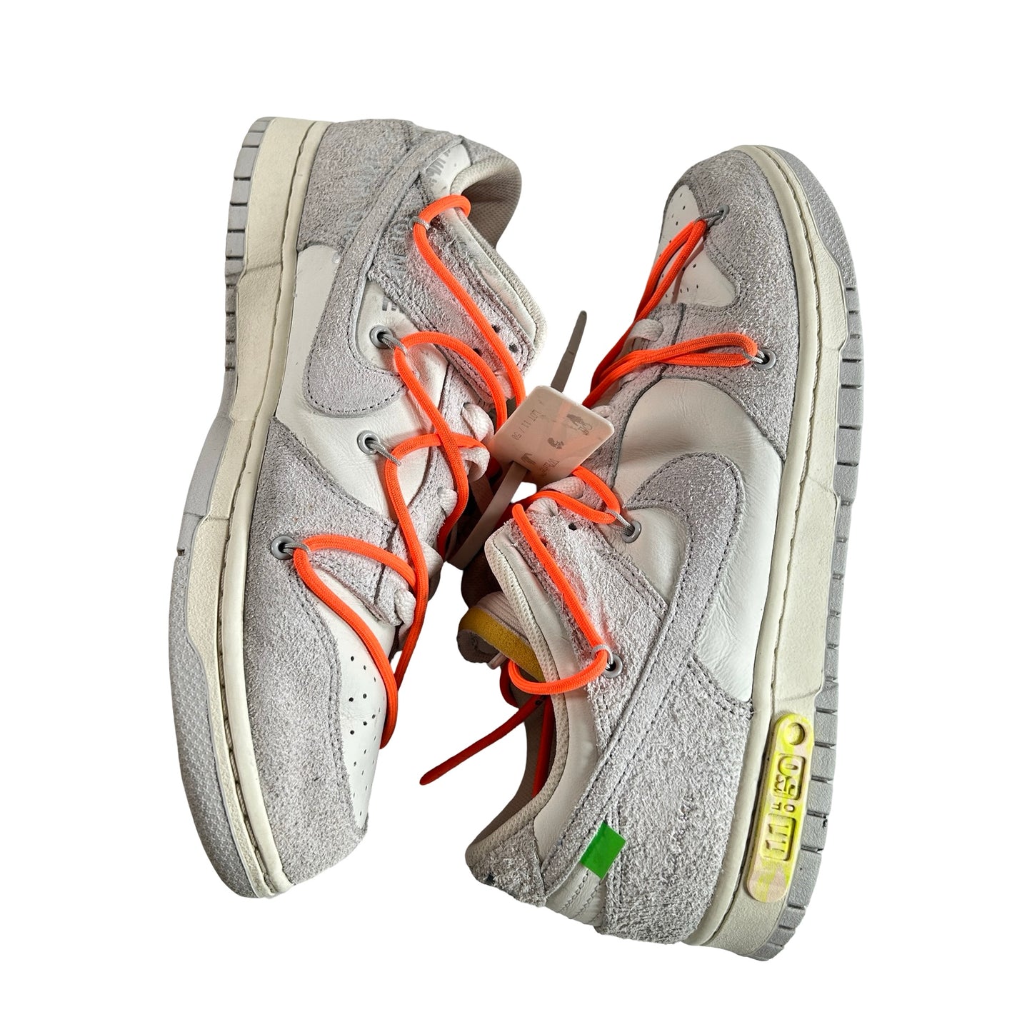 DJ0950 108 Nike Dunk Low Off-White Lot 11 [USED] - 11 M (Used)