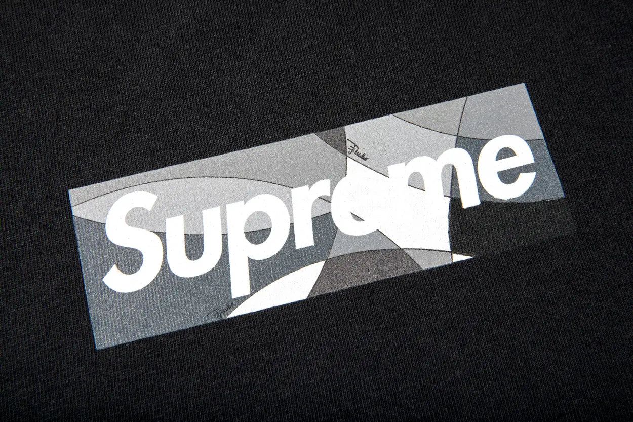Supreme Emilio Pucci Box Logo Tee Black/Black