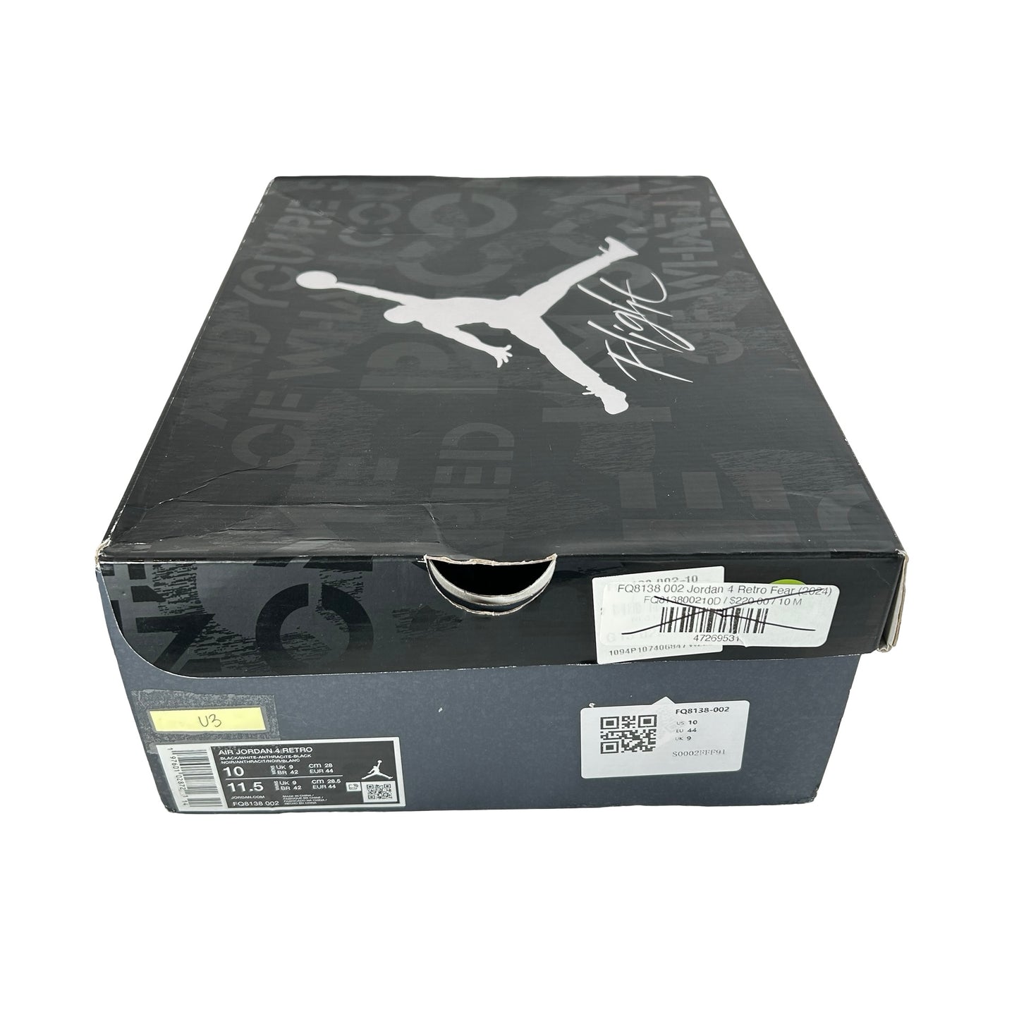 FQ8138 002 Jordan 4 Retro Fear (2024) [USED] - 10 M (Used3)