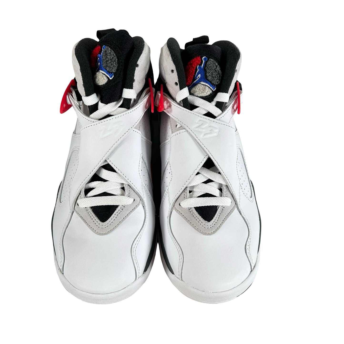 305368 100 Jordan 8 Retro White True Red (2025) (GS) [USED] - 7 Y (Used2)