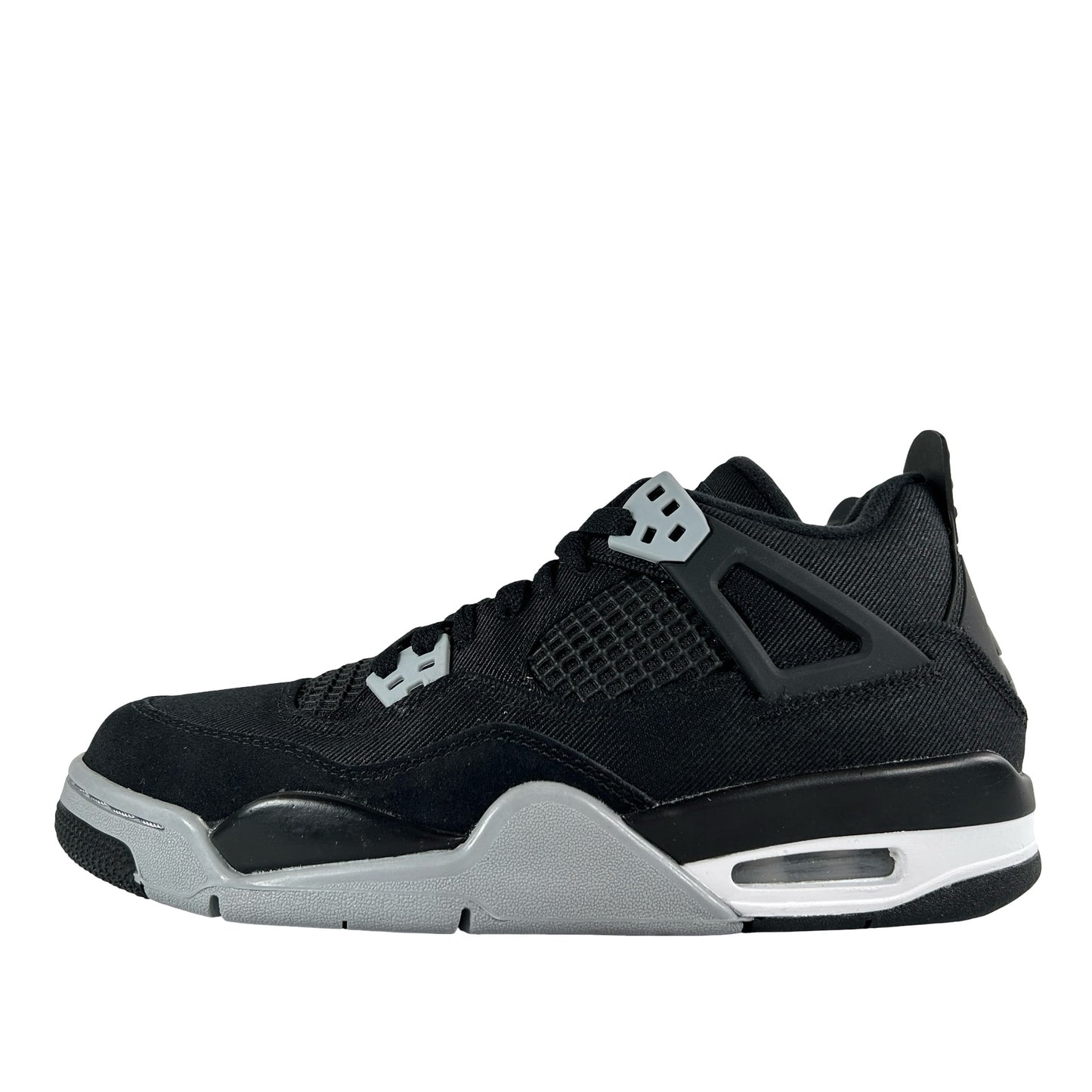 DV0553 006 Jordan 4 Retro Black Canvas (GS) [CONDITIONAL] - 7 Y (Glue Stains)