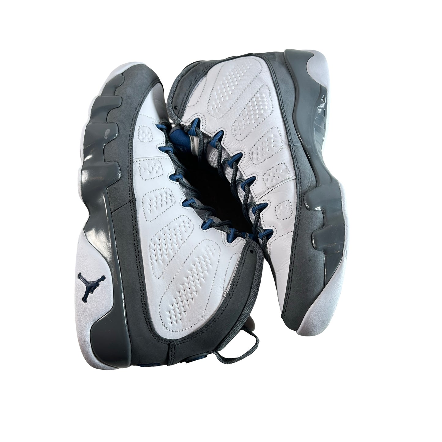HV4794 100 Jordan 9 Retro Flint Grey French Blue (2026) [USED] - 10 M (Used2)