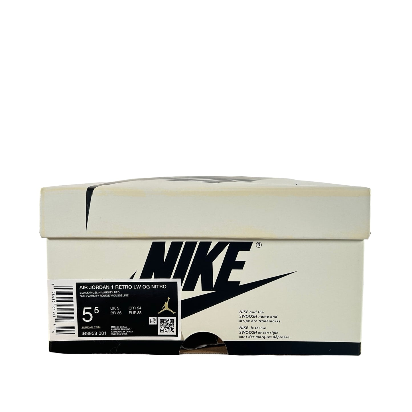 IB8958 001 Jordan 1 Retro Low OG Nigel Sylvester Nitro Better With Time [USED] - 5.5 M (Used)