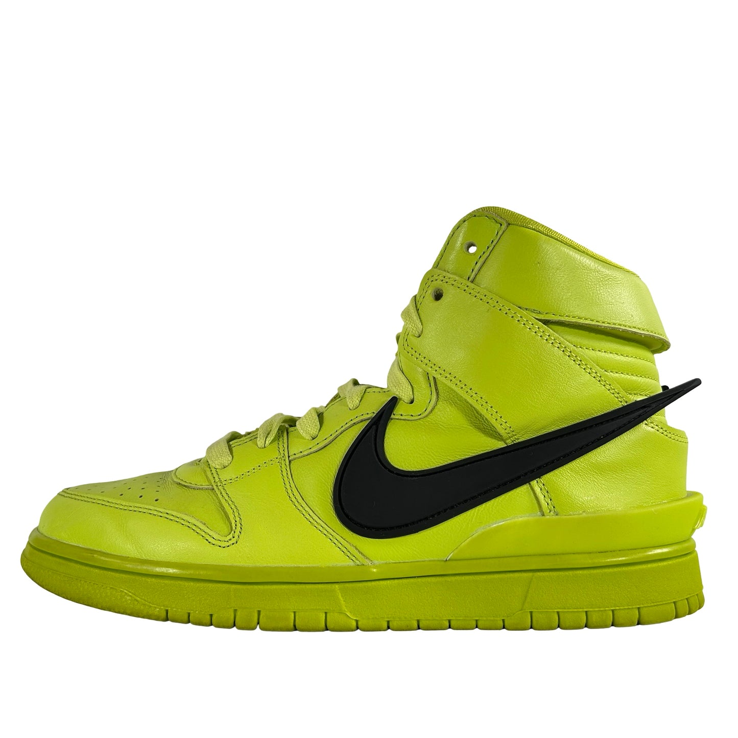 CU7544 300 Nike Dunk High AMBUSH Flash Lime [USED] - 8.5 M (Used) (No Box)