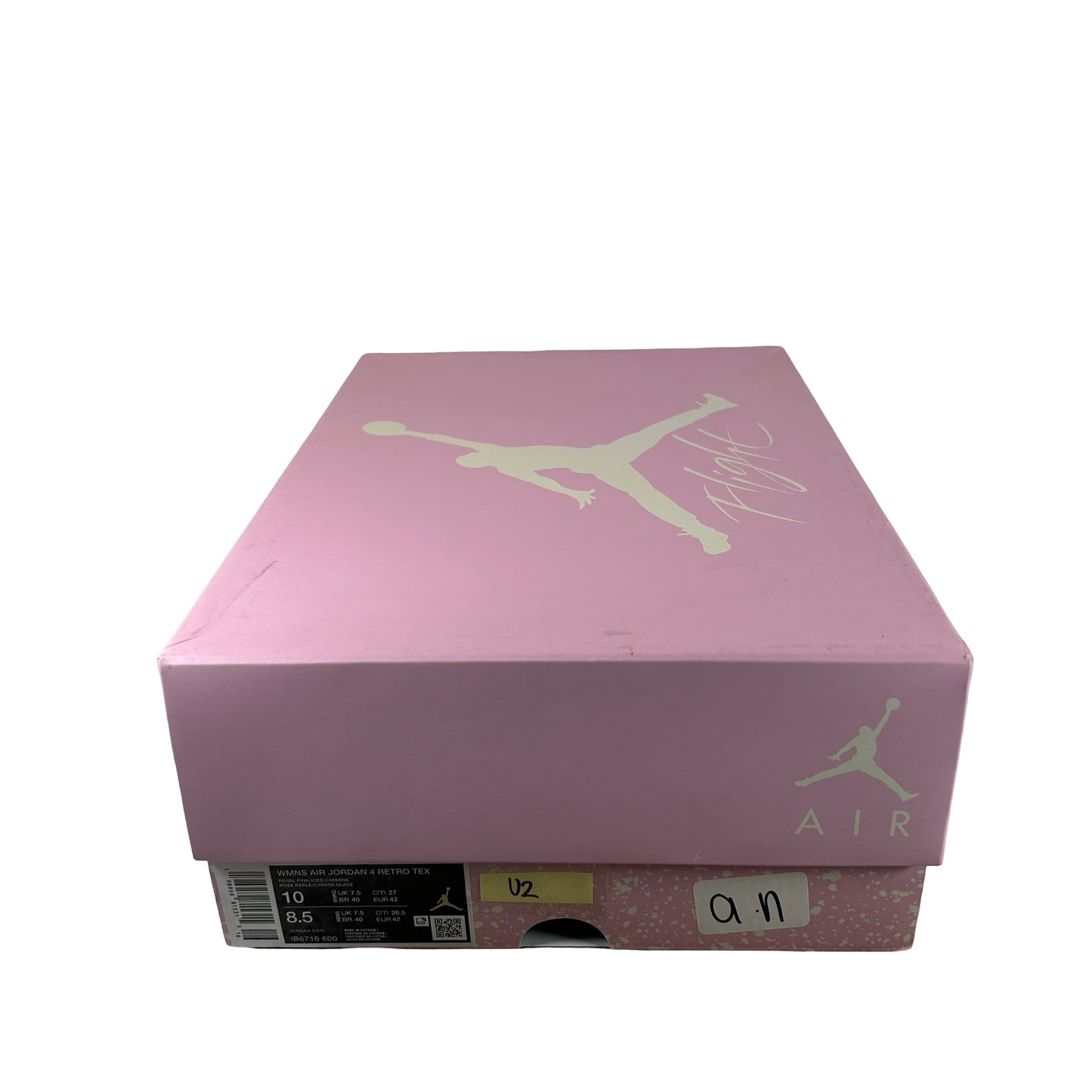 IB6716 600 Air Jordan 4 Retro Iced Carmine (Women's) [USED] - 10 W (Used2)
