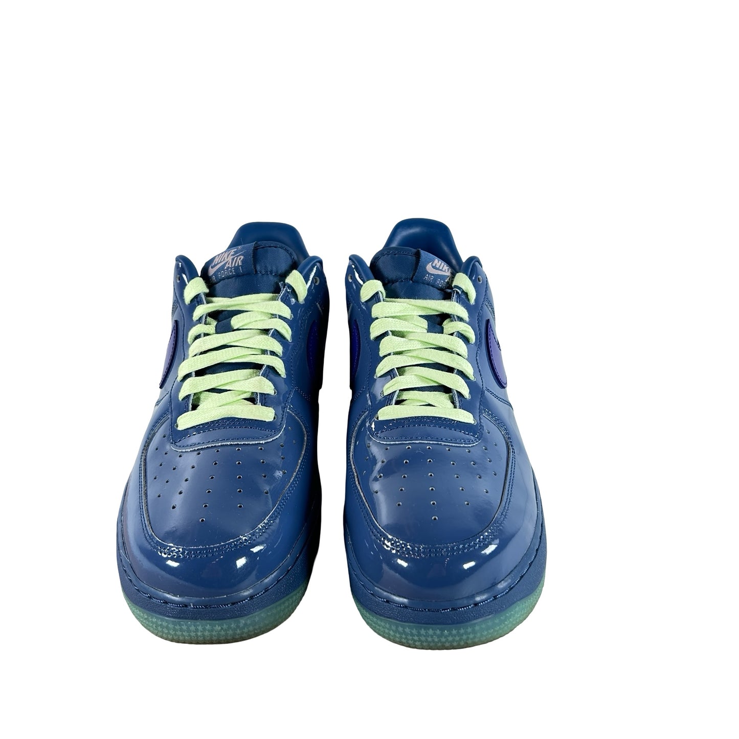 IO4489 400 Nike Air Force 1 Low Patent Leather Mystic Navy Grape Ice [USED] - 11 M (Used2)