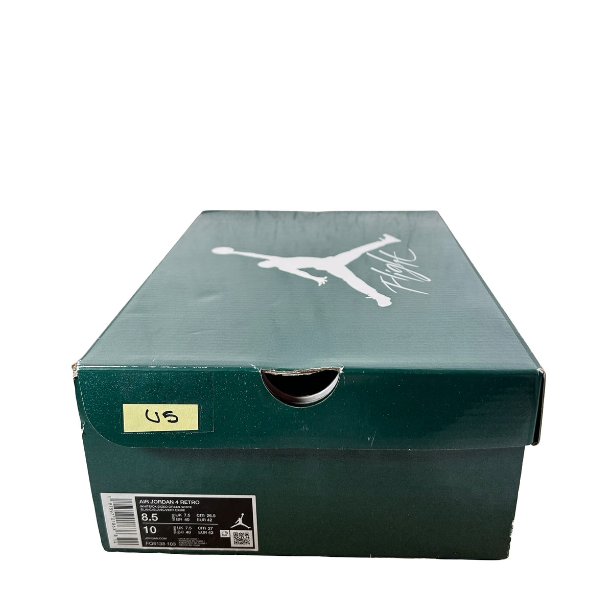 FQ8138 103 Jordan 4 Retro Oxidized Green [USED] - 8.5 M (Used5)
