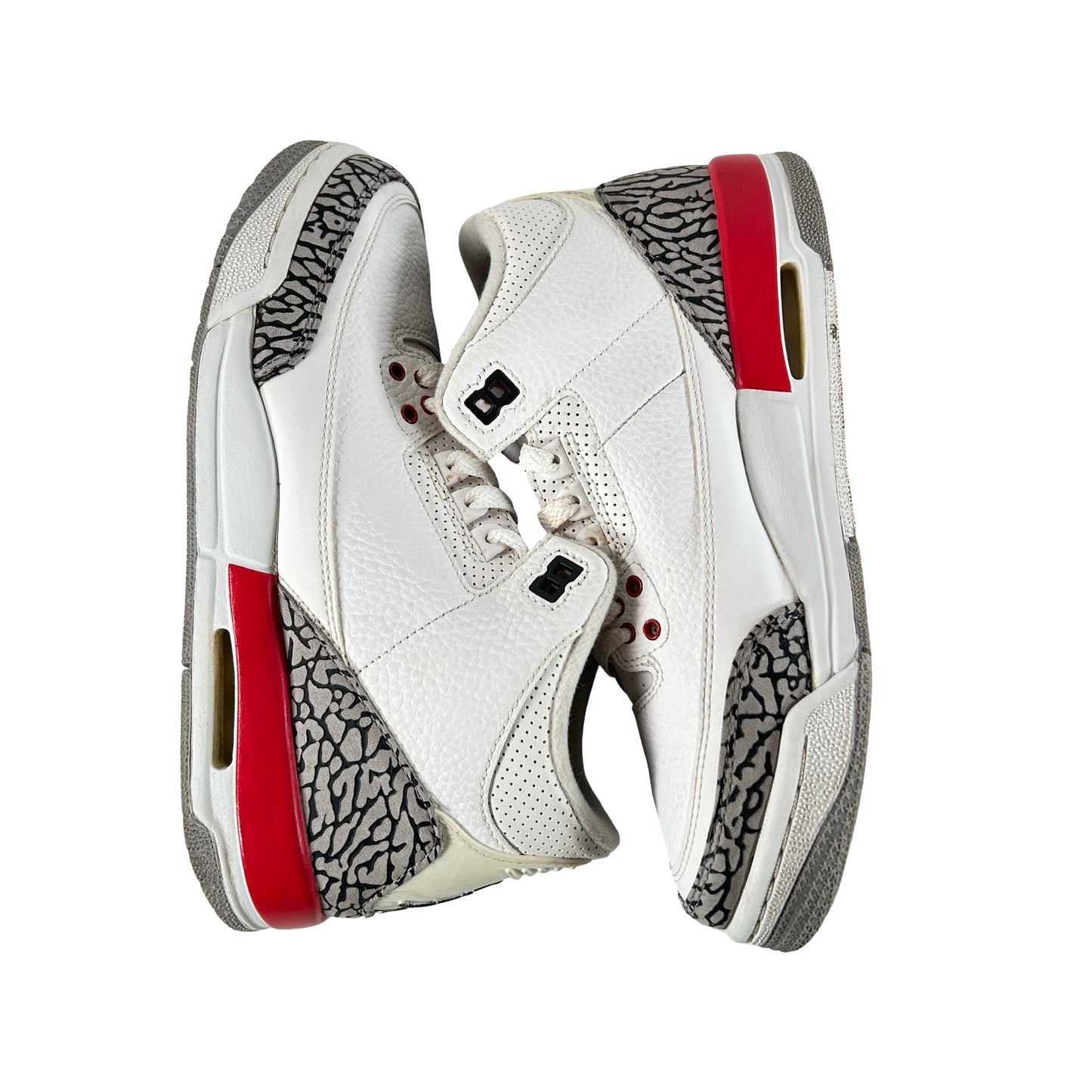 398614 116 Jordan 3 Retro Hall of Fame (GS) [USED] - 6 Y (Used) (No Box)