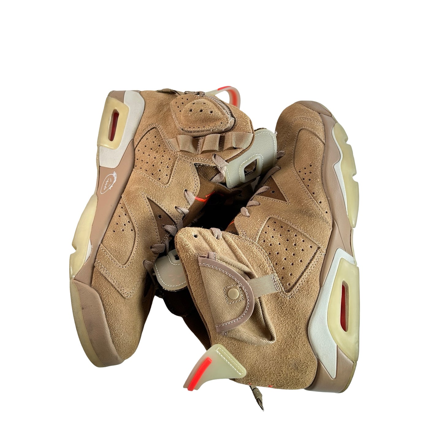 DH0690 200 Jordan 6 Retro Travis Scott British Khaki [USED] - 11 M (Used13)