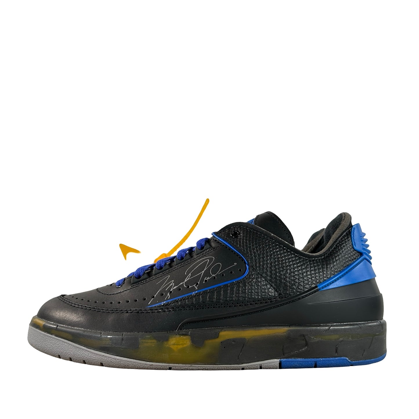 DJ4375 004 Jordan 2 Retro Low SP Off-White Black Blue [USED] - 8.5 M (Used2)