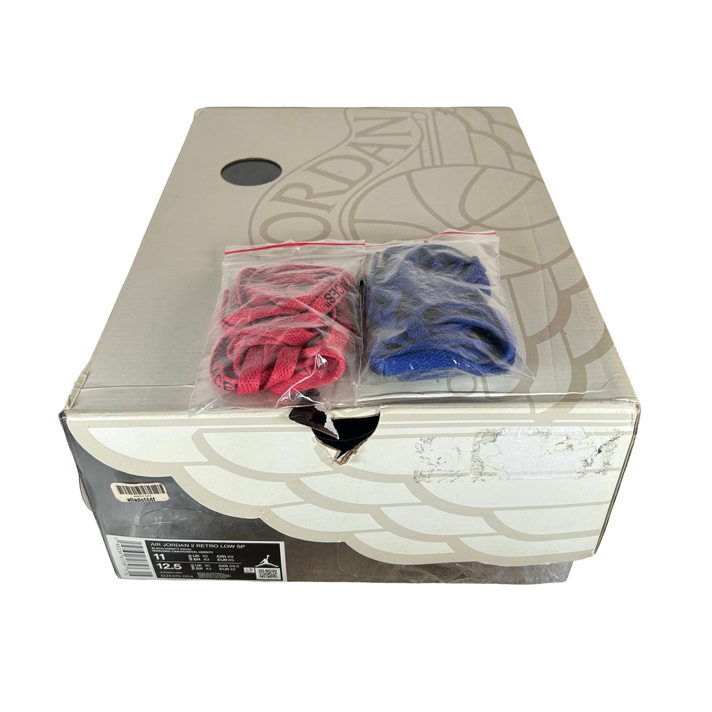 DJ4375 004 Jordan 2 Retro Low SP Off-White Black Blue [USED] - 11 M (Used)