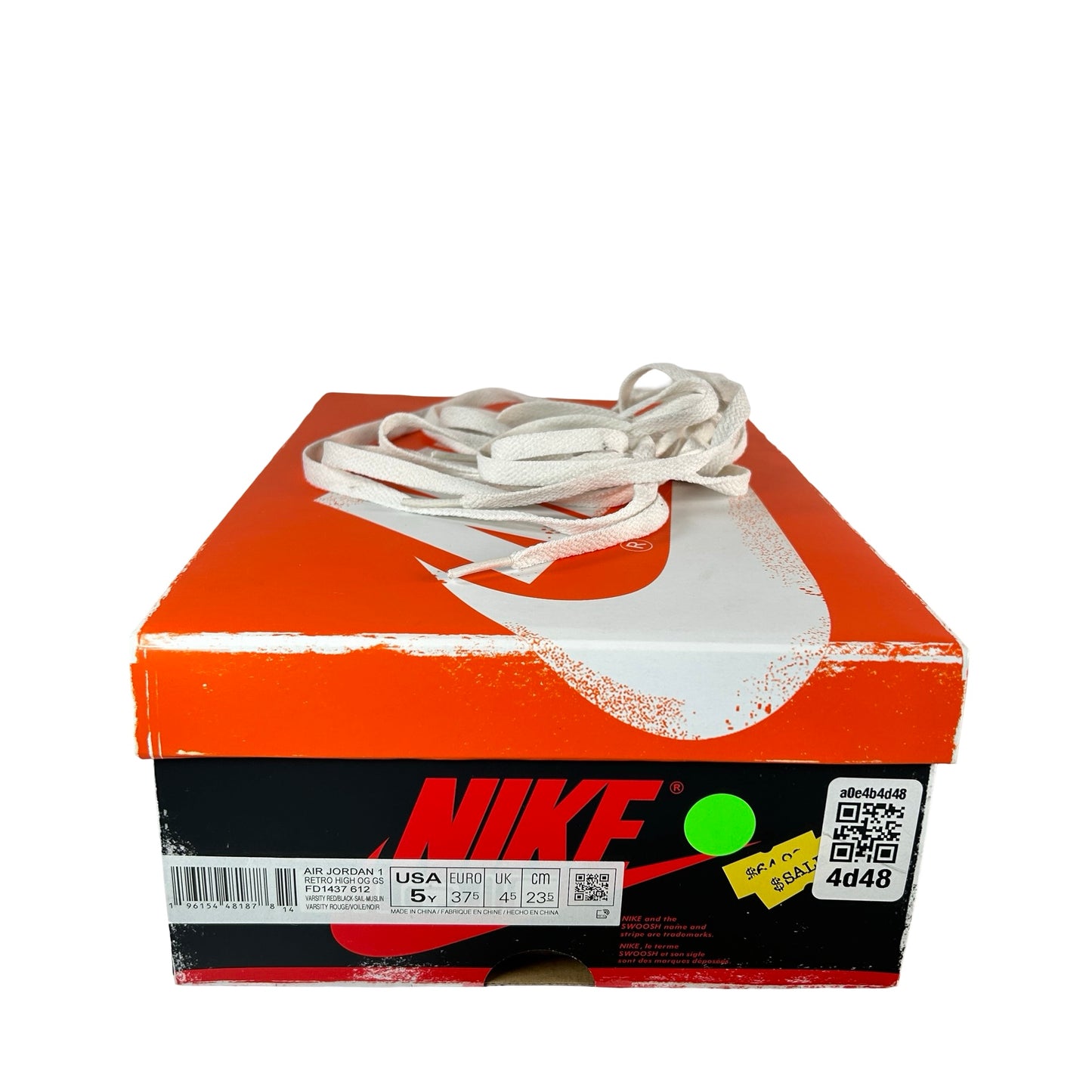FD1437 612 Jordan 1 Retro High OG Chicago Objetos perdidos y encontrados GS