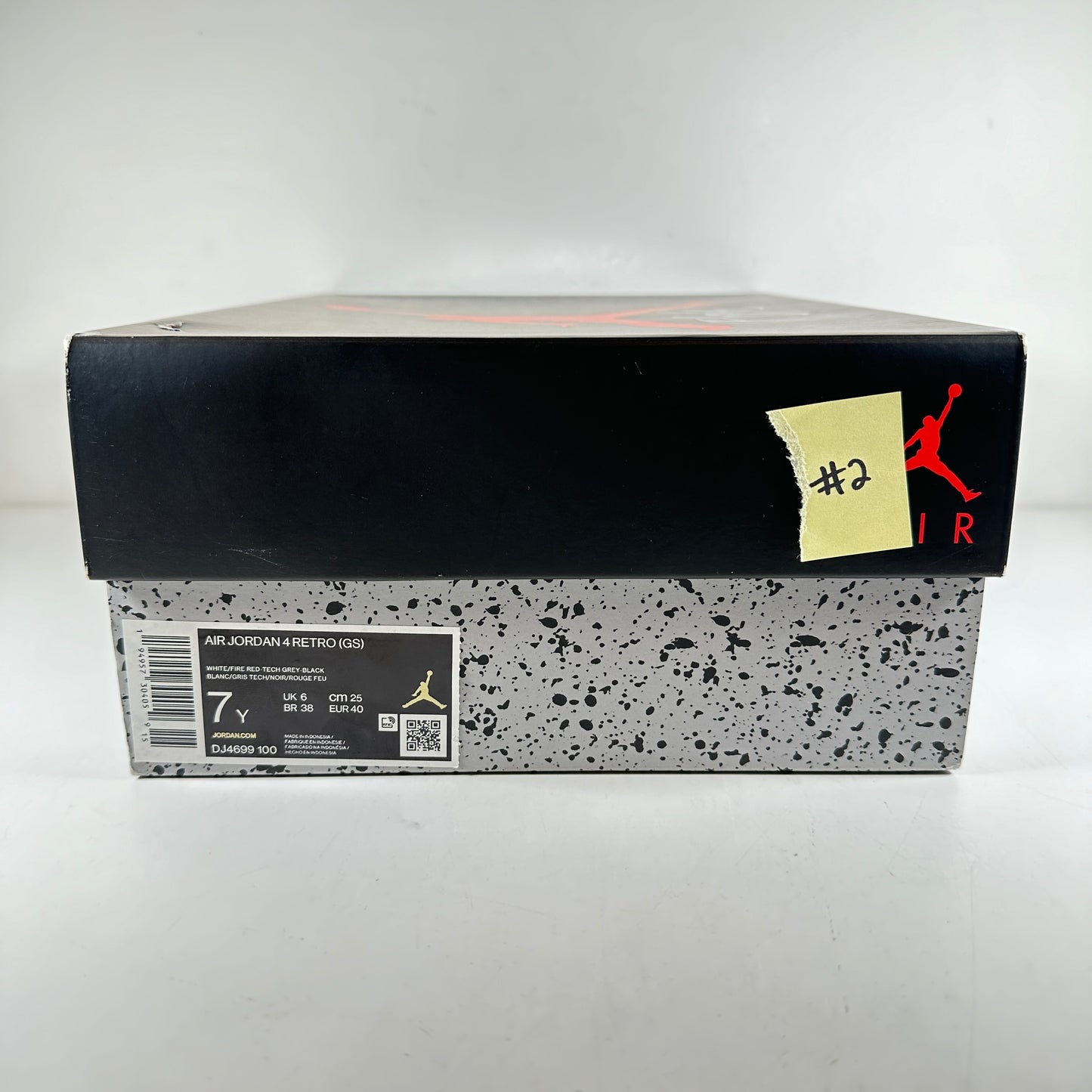 DJ4699 100 Jordan 4 Retro White Oreo (2021) (GS) [USED] - 7Y (Used2)