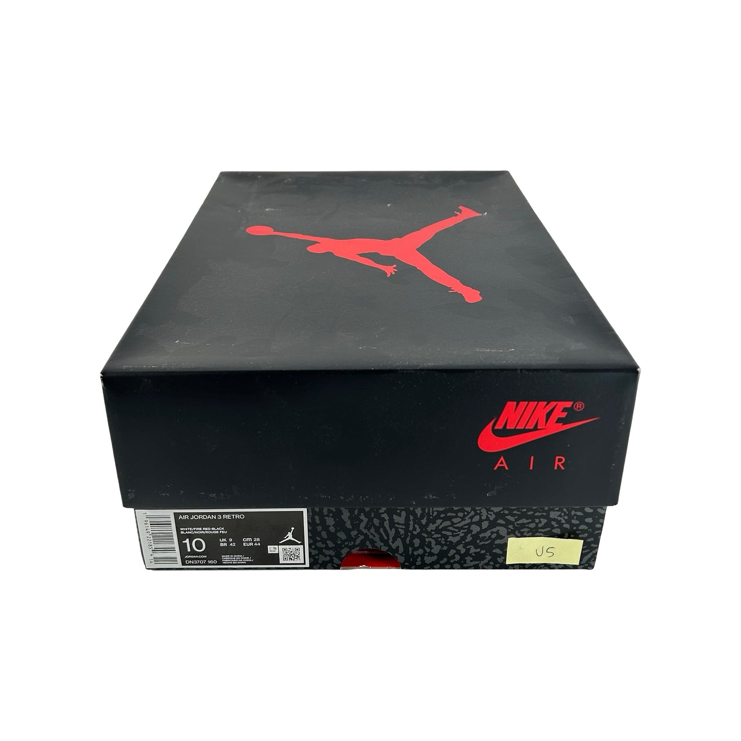 DN3707 160 Jordan 3 Retro Fire Red (2022) [USED] - 10 M (Used5)