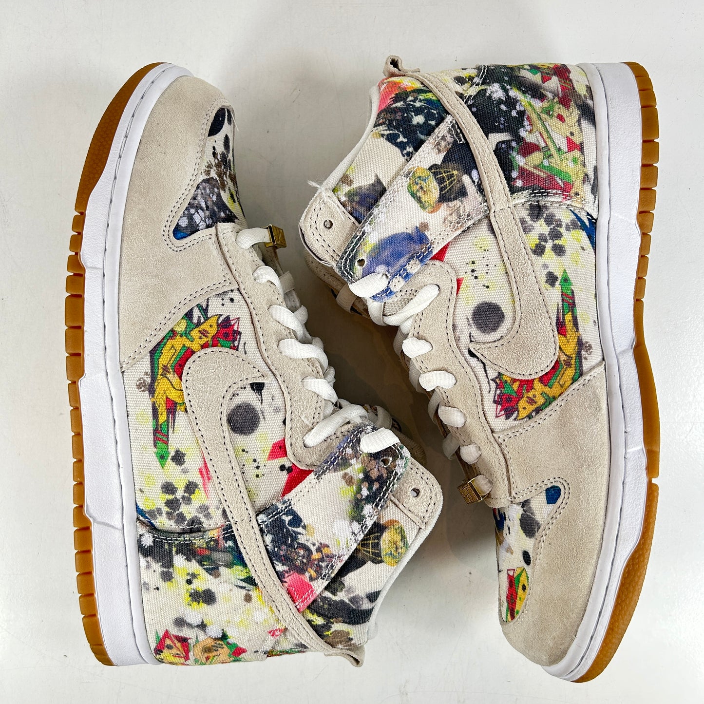 FD8779 100 Nike SB Dunk High Supreme Rammellzee [USED] - 10.5 M (Used)