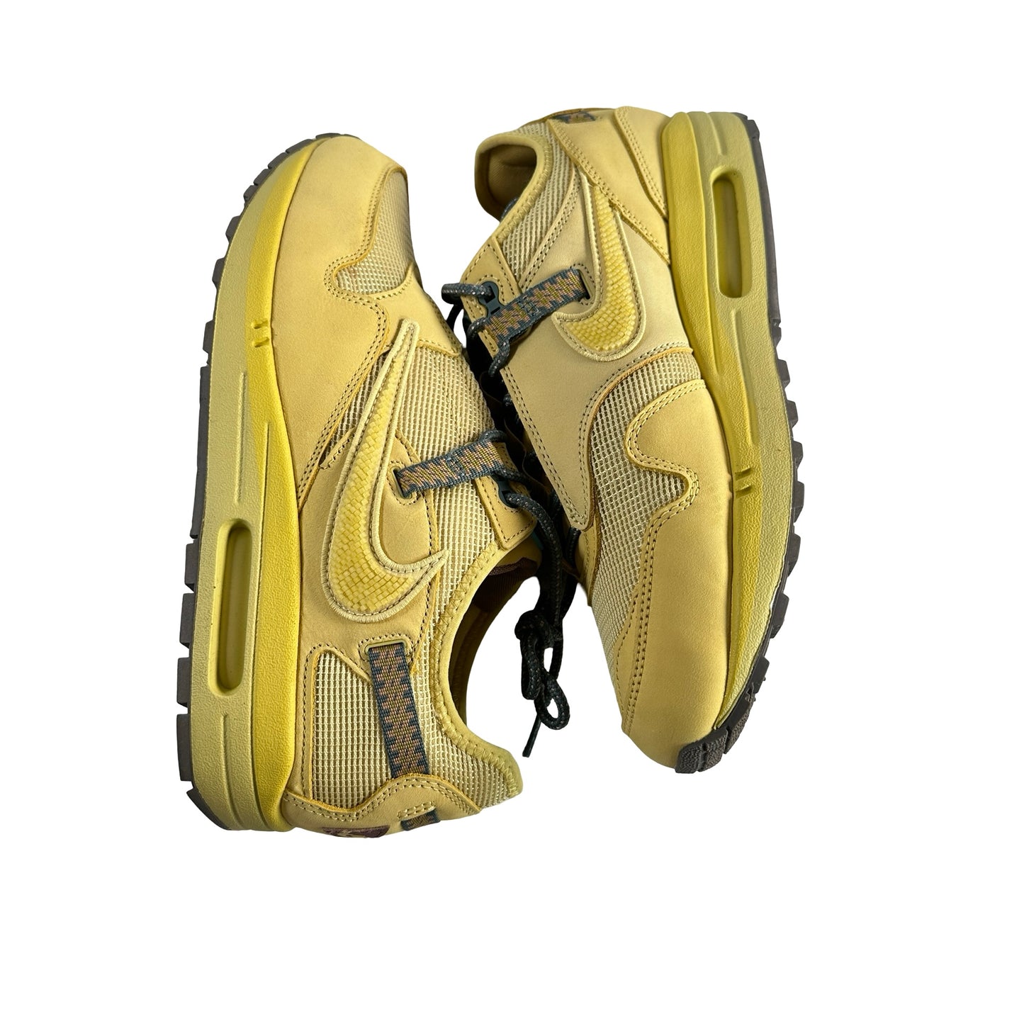 DO9392 700 Nike Air Max 1 Travis Scott Cactus Jack Saturn Gold [USED] - 9.5 M (Used)